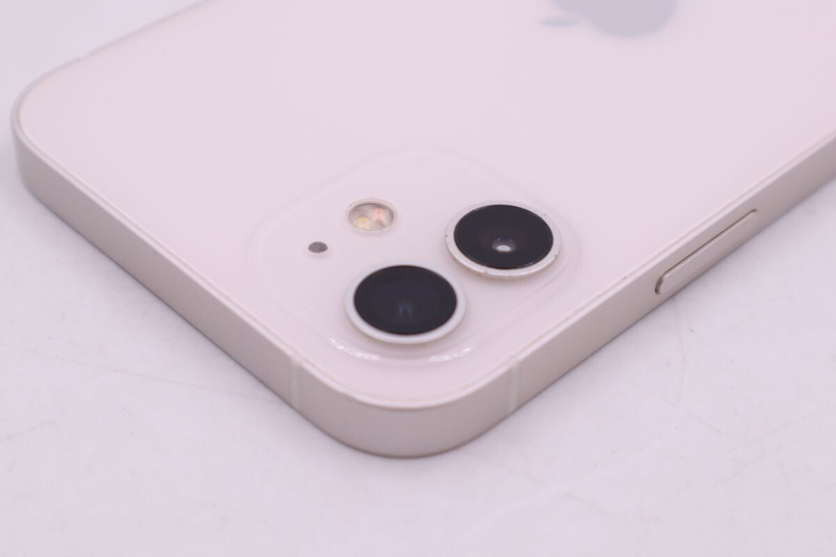 【最速発送】Apple iPhone iPhone 12 128GB ホワイト docomo 白ロム【難有】 84%