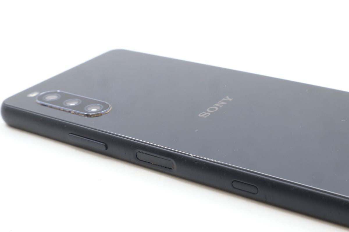 【全額返金保証】【最速発送】Sony Xperia 10 III 128GB ブラック docomo SO-52B 白ロム 動作確認済
