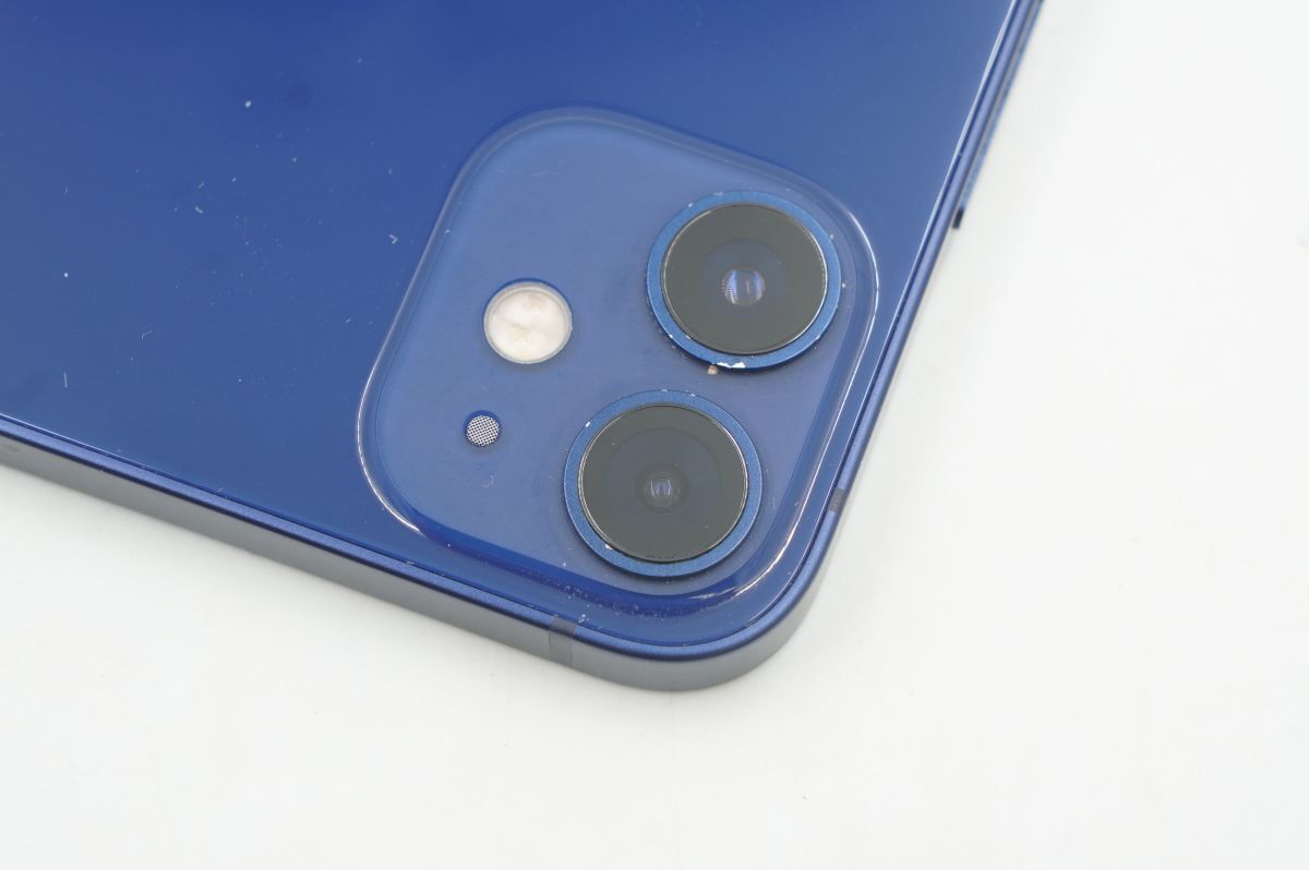 【全額返金保証】【最速発送】Apple iPhone iPhone 12 mini 128GB ブルー docomo 白ロム 動作確認済
