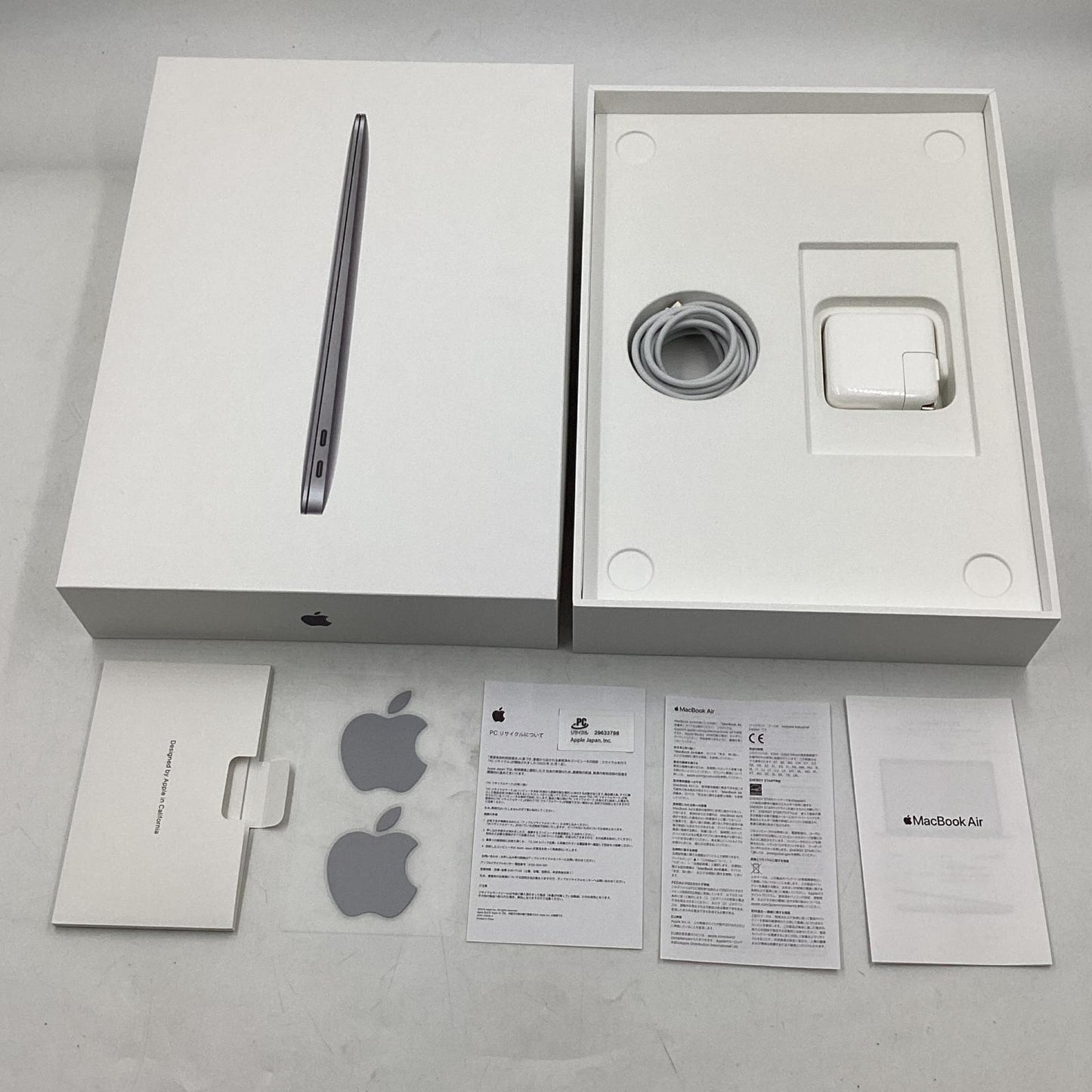 【全額返金保証】【最速発送】Apple MacBook Air 13インチ 2020 Apple M1 8GB SSD 256GB スペースグレイ 94.8% 超美品 動作確認済