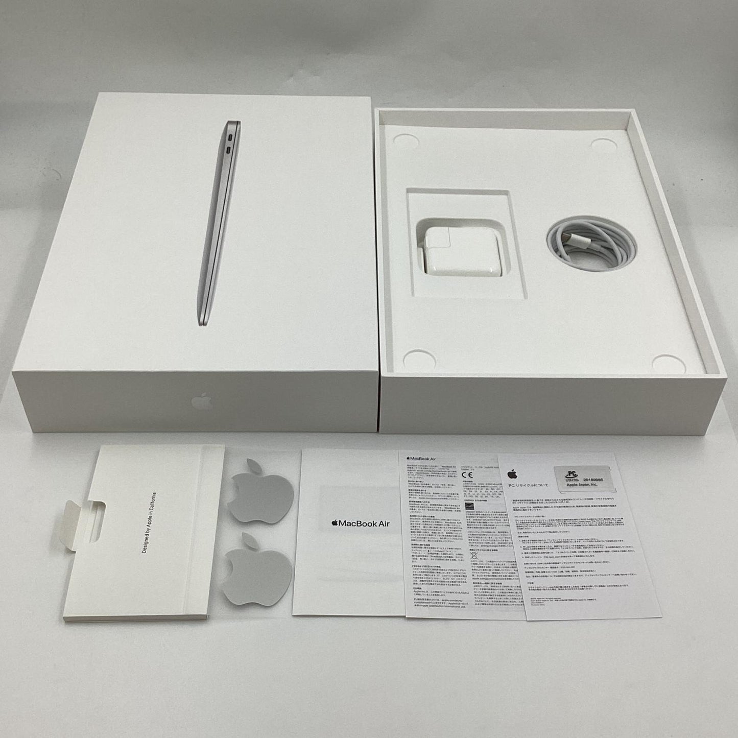 【全額返金保証】【最速発送】Apple MacBook Air Air 13インチ 2020 Apple M1 8GB SSD 256GB シルバー 100% 美品 動作確認済