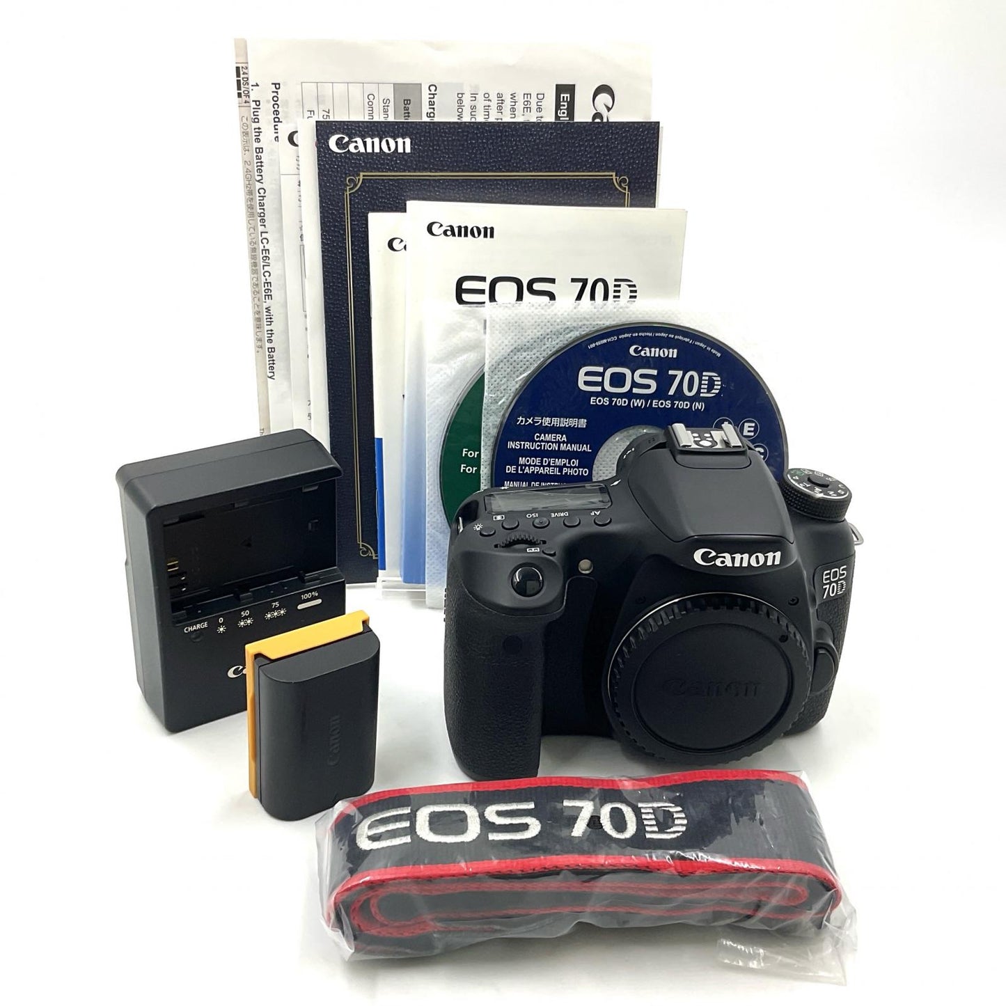 【全額返金保証】【最速発送】Canon デジタル一眼 EOS 70D ボディ ブラック 美品 動作確認済