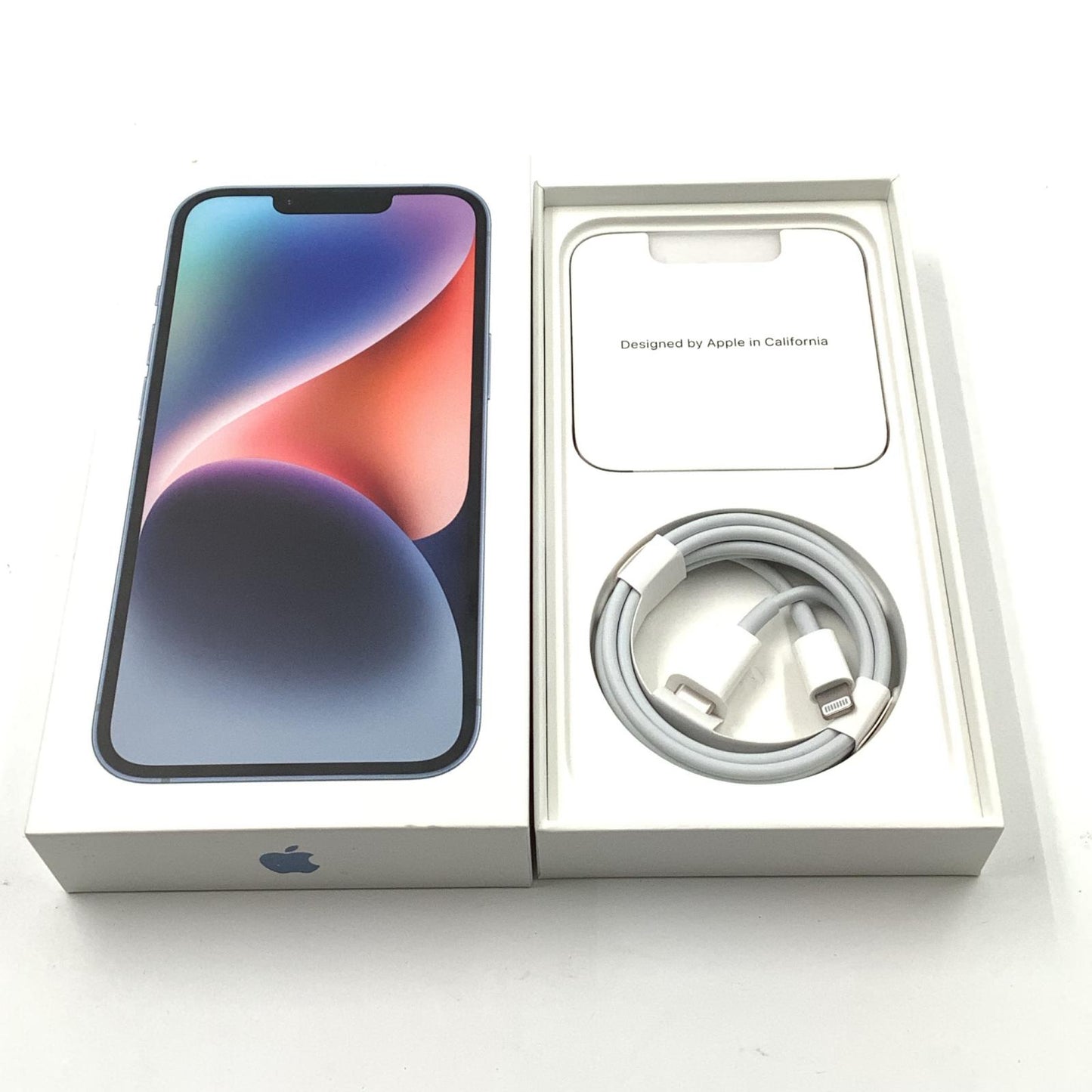 【全額返金保証】【最速発送】Apple iPhone iPhone 14 128GB ブルー SIMフリー 動作確認済 85%