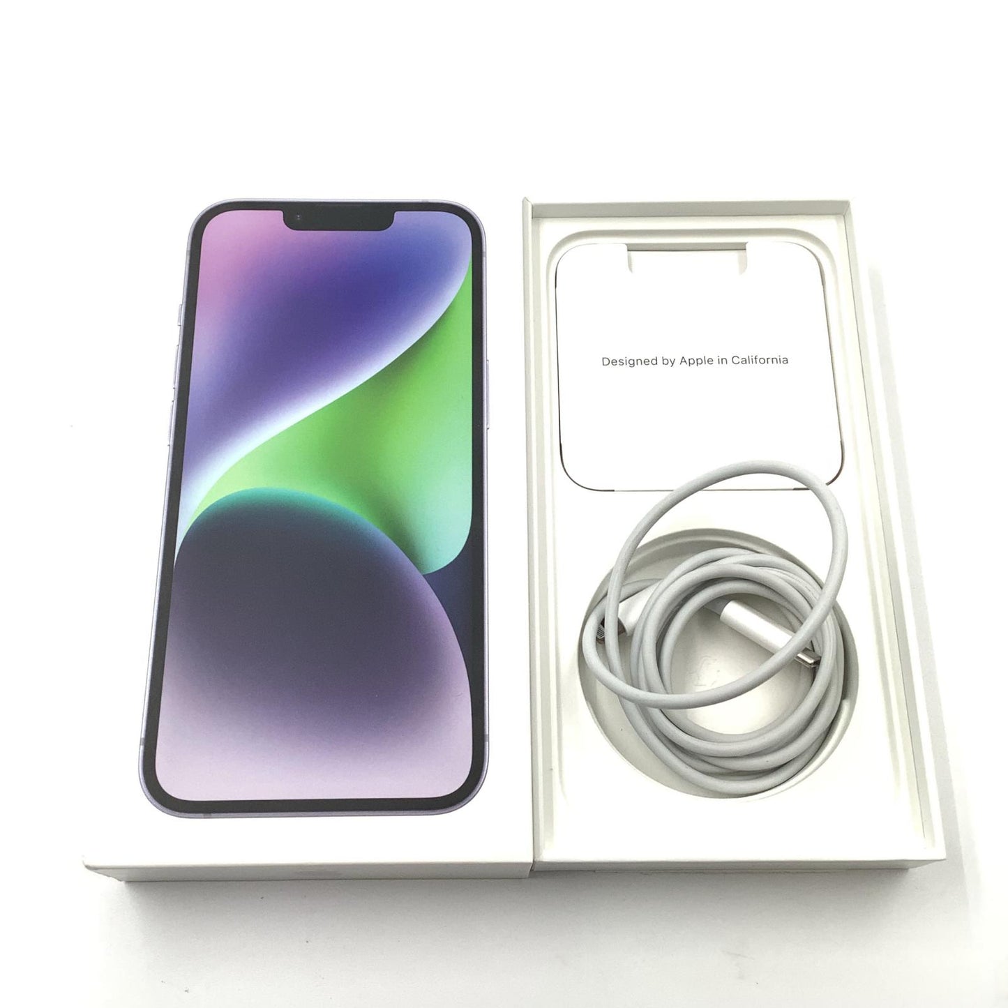 【全額返金保証】【最速発送】Apple iPhone iPhone 14 128GB パープル SIMフリー 超美品 動作確認済 85%