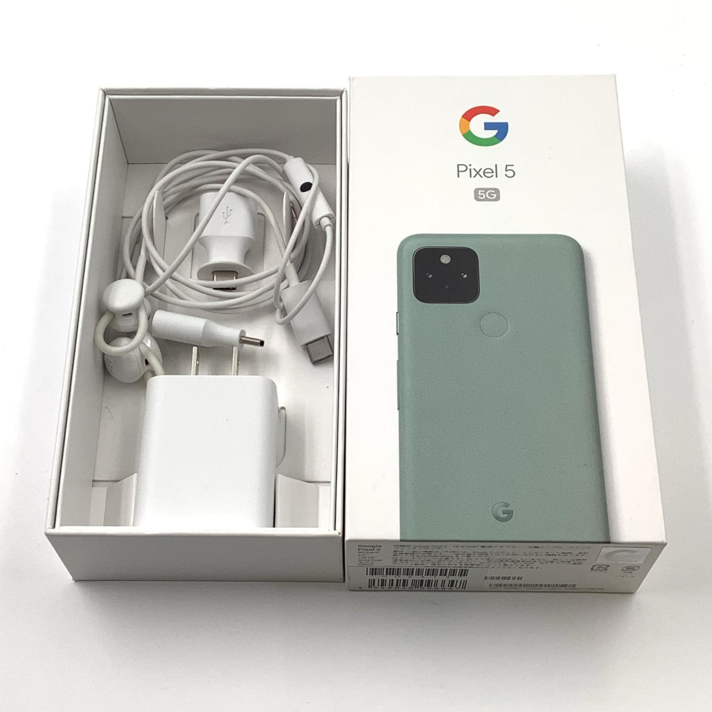 【全額返金保証】【最速発送】Google Pixel 5 5G 128GB Sorta Sage Softbank G5NZ6 白ロム 動作確認済