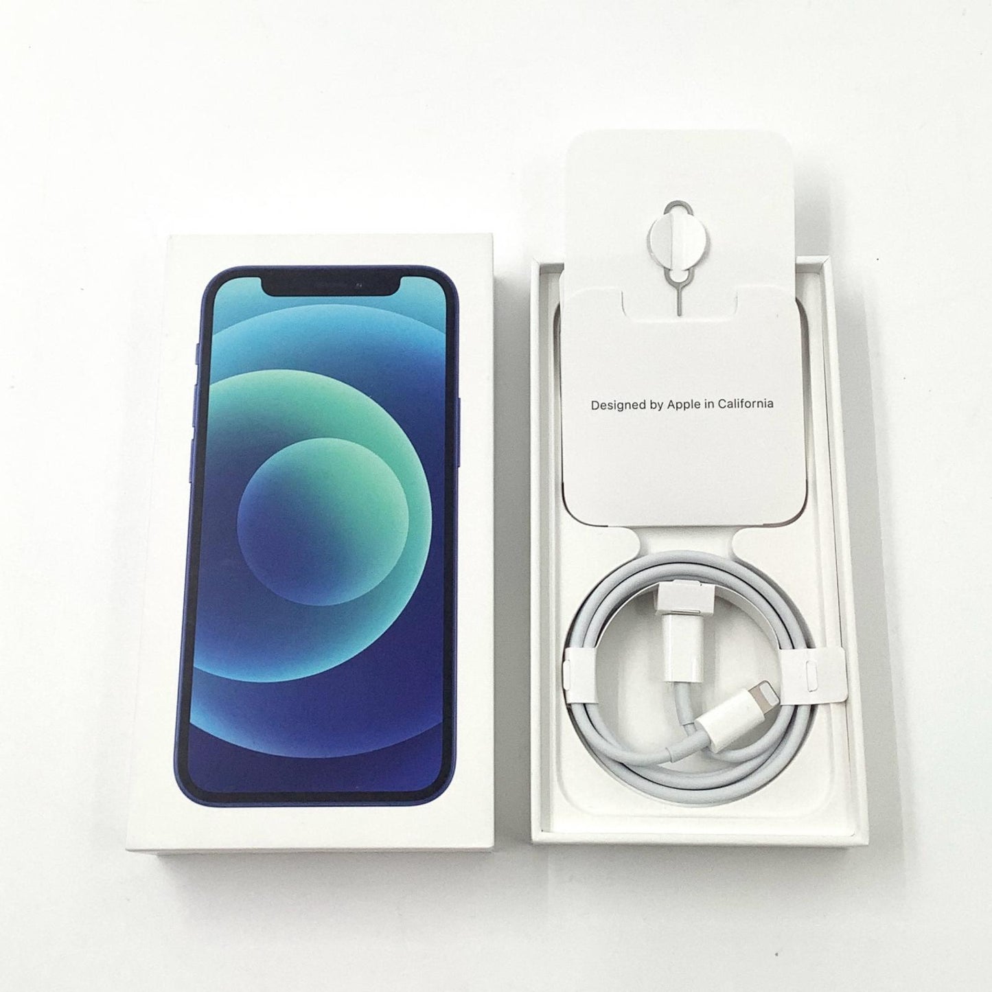 【全額返金保証】【最速発送】Apple iPhone iPhone 12 mini 128GB ブルー au 白ロム 動作確認済 84%