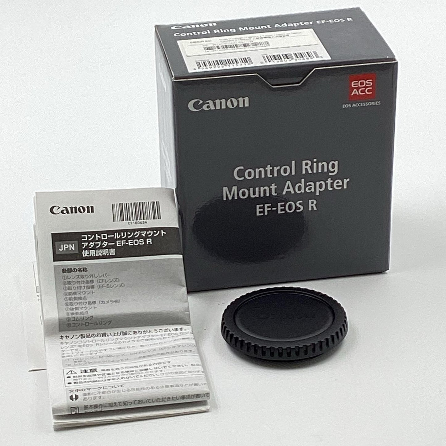 【全額返金保証】【最速発送】Canon CR-EF-EOSR コントロールリングマウントアダプター 美品 動作確認済