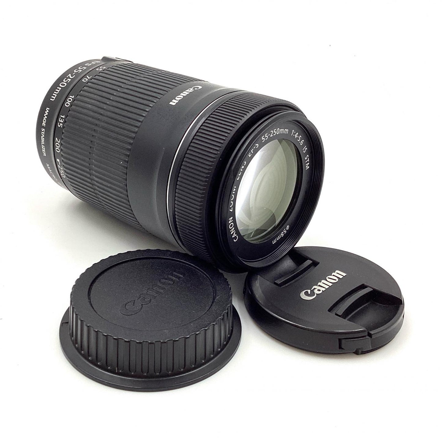 【全額返金保証】【最速発送】Canon EF-S55-250mm F4-5.6 IS STM 美品 動作確認済