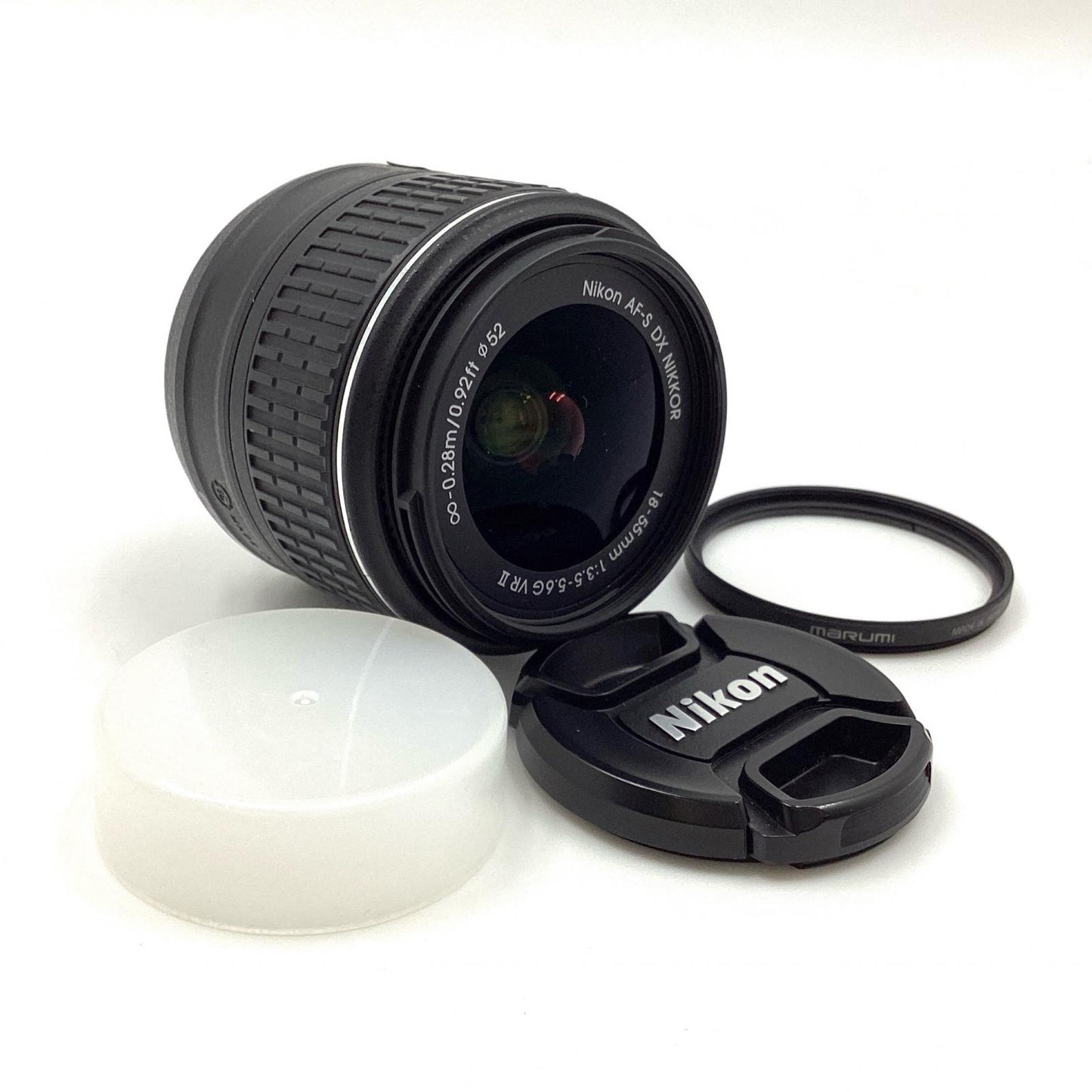 【全額返金保証】【最速発送】Nikon AF-S DX NIKKOR 18-55mm f/3.5-5.6G VR II 美品 動作確認済