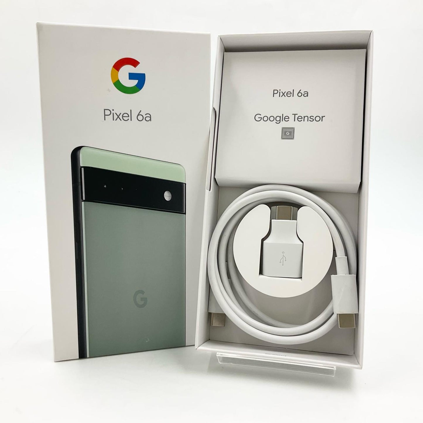 【全額返金保証】【最速発送】Google Pixel 6a 128GB Sage au GB17L 白ロム 美品 動作確認済