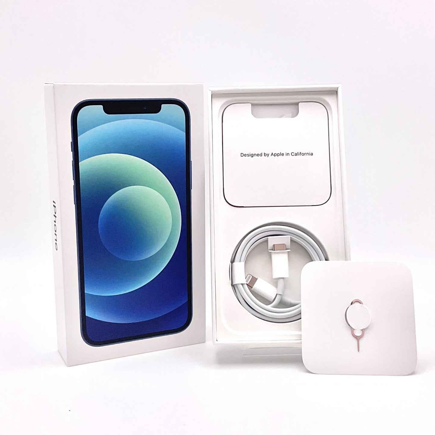 【全額返金保証】【最速発送】Apple iPhone iPhone 12 128GB ブルー docomo 白ロム 動作確認済 81%