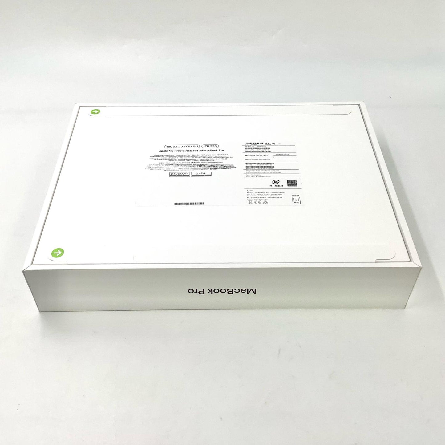 【全額返金保証】【最速発送】Apple MacBook Pro 14インチ 2023 M3 Pro 12コア 18GB SSD 1TB スペースブラック 新品未開封 即納OK