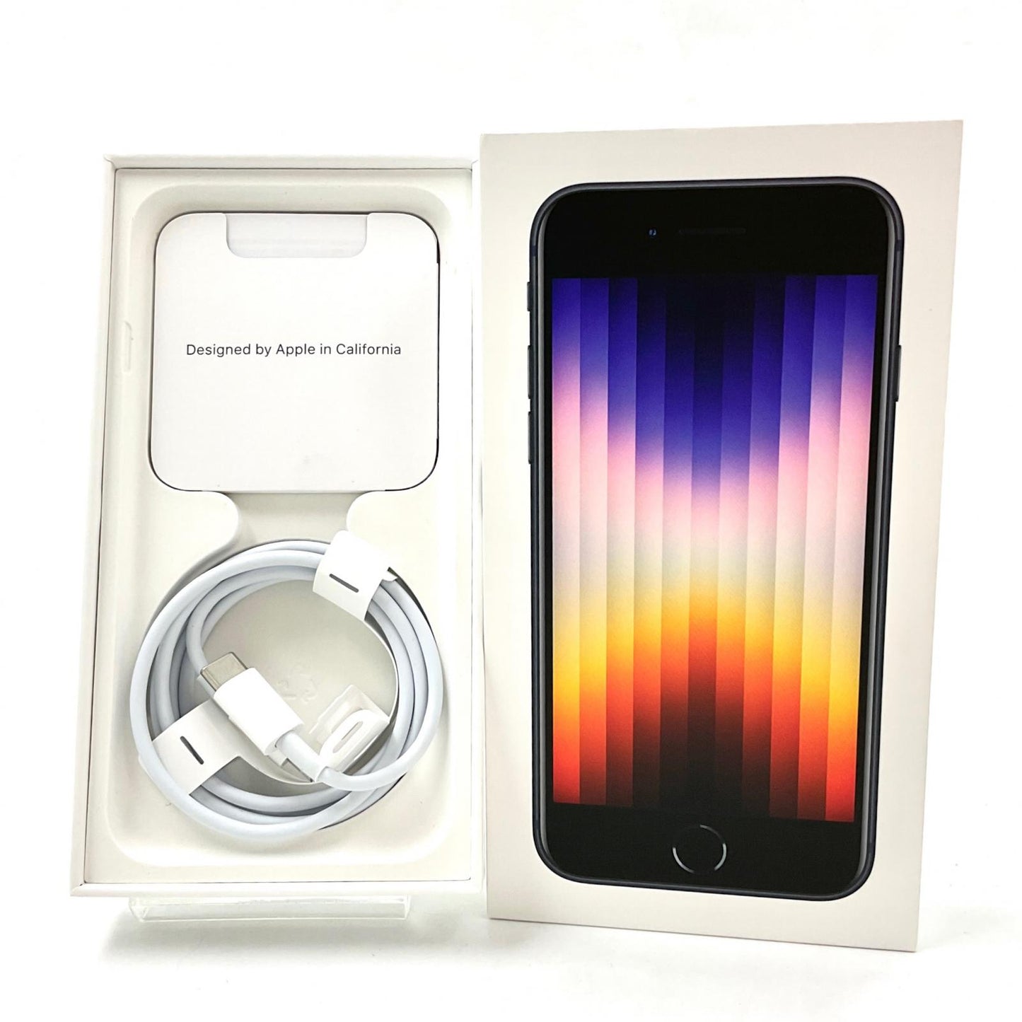 【全額返金保証】【最速発送】Apple iPhone iPhone SE(第3世代) 128GB ミッドナイト Softbank 白ロム 美品 動作確認済 89%