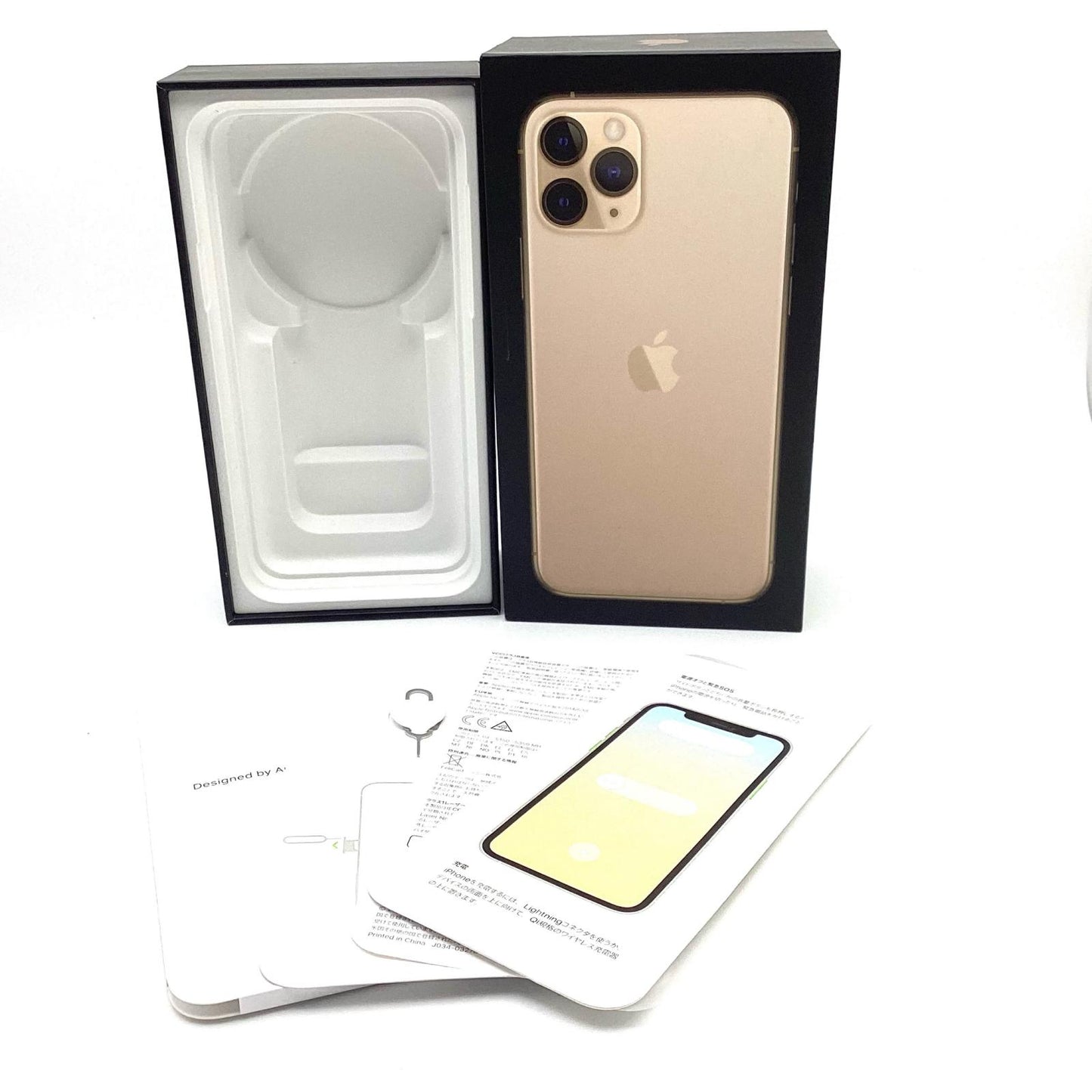 【全額返金保証】【最速発送】Apple iPhone iPhone 11 Pro 64GB ゴールド SIMフリー 動作確認済 75%