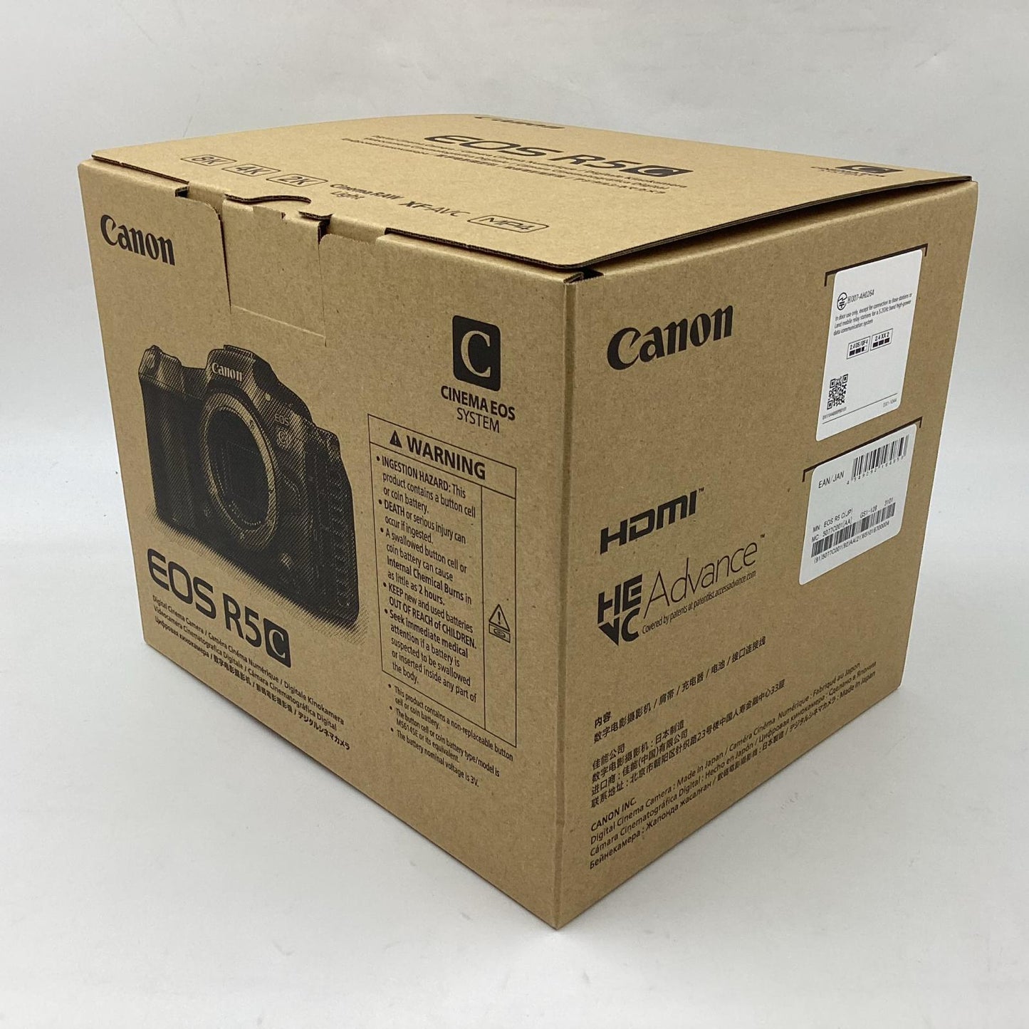 【全額返金保証】【最速発送】Canon デジタル一眼 EOS R5 C ボディ ブラック 新品未開封 即納OK
