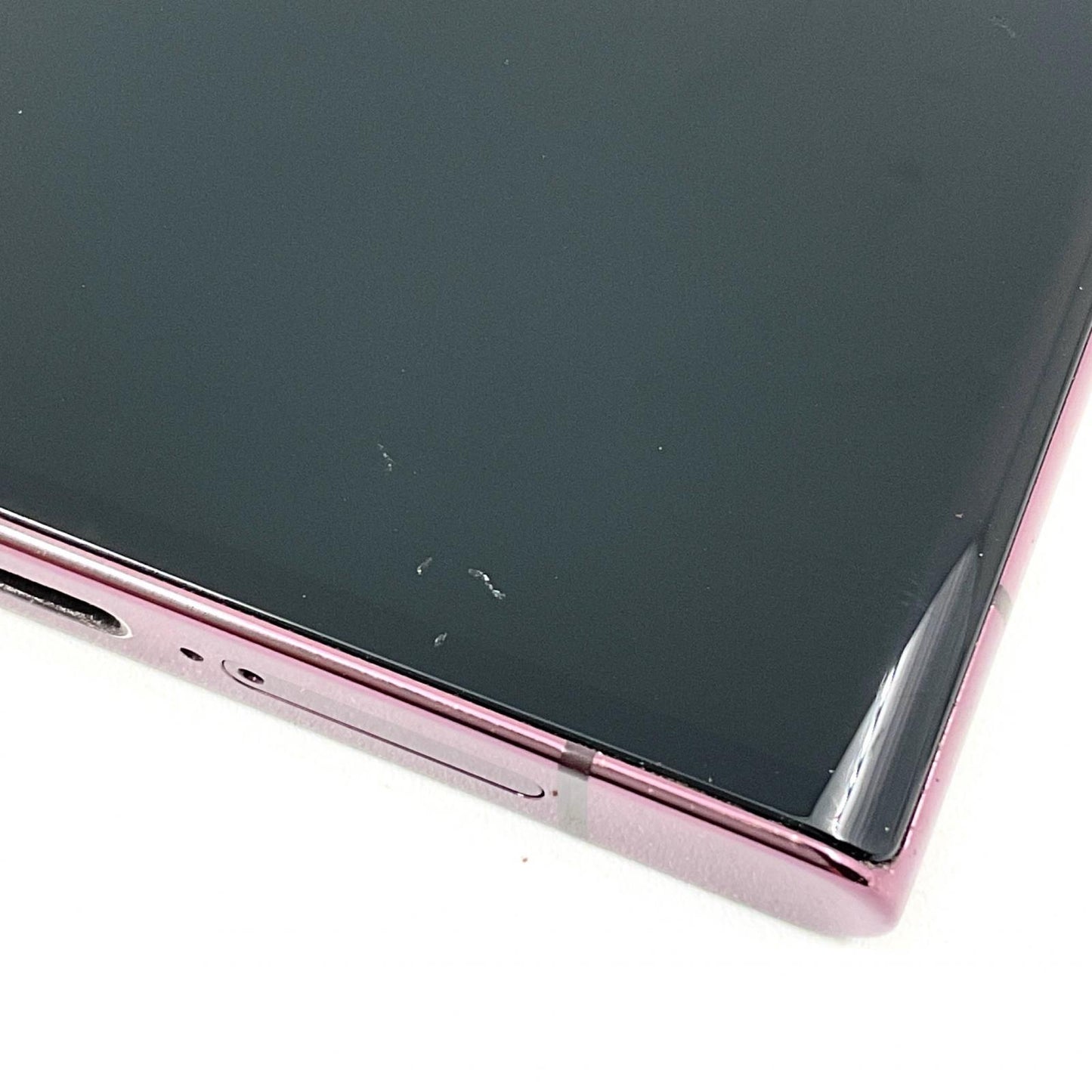 【全額返金保証】【最速発送】SAMSUNG Galaxy Galaxy S22 Ultra 256GB バーガンディー docomo SC-52C 白ロム 動作確認済