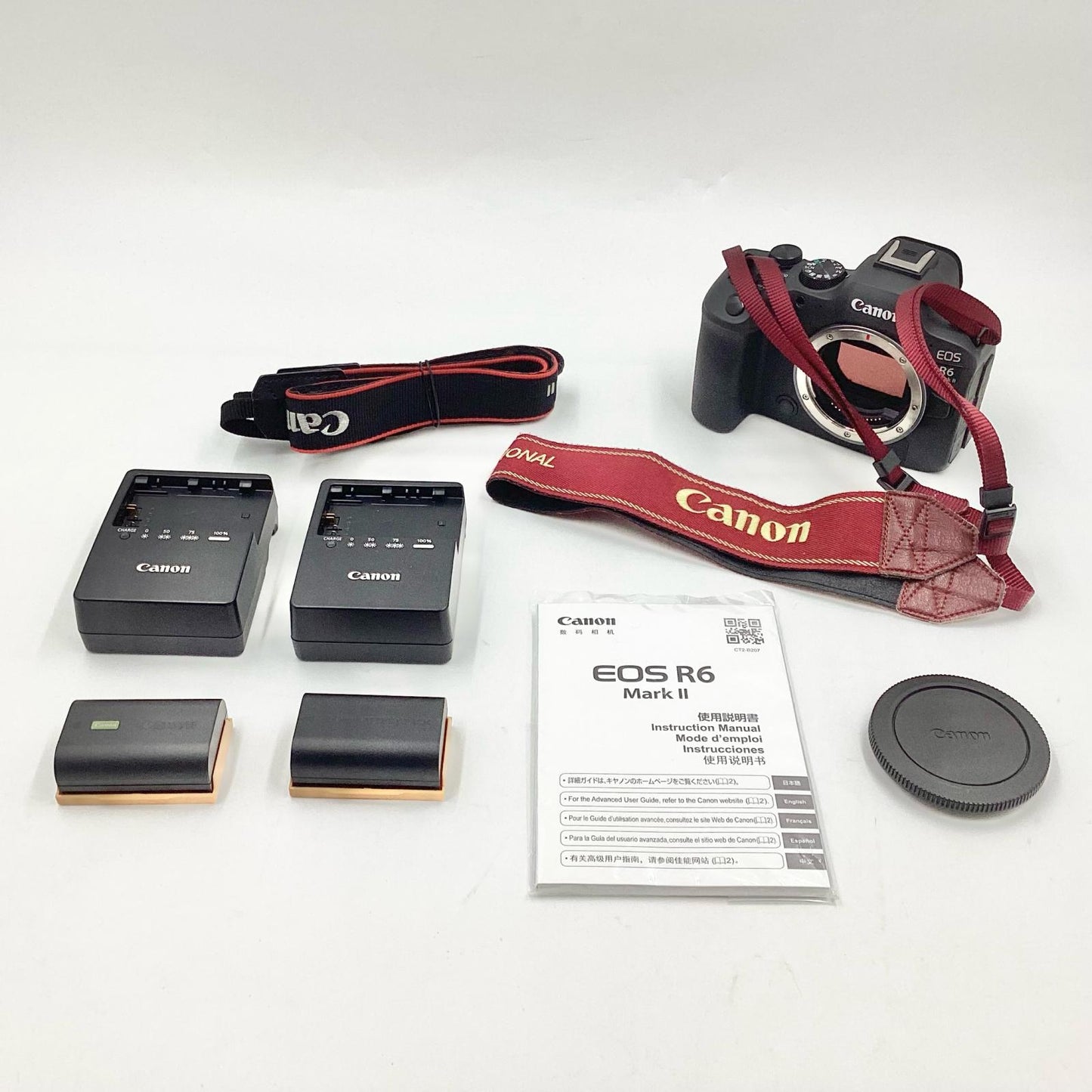 【全額返金保証】【最速発送】Canon デジタル一眼 EOS R6 Mark II ボディ ブラック 美品 動作確認済