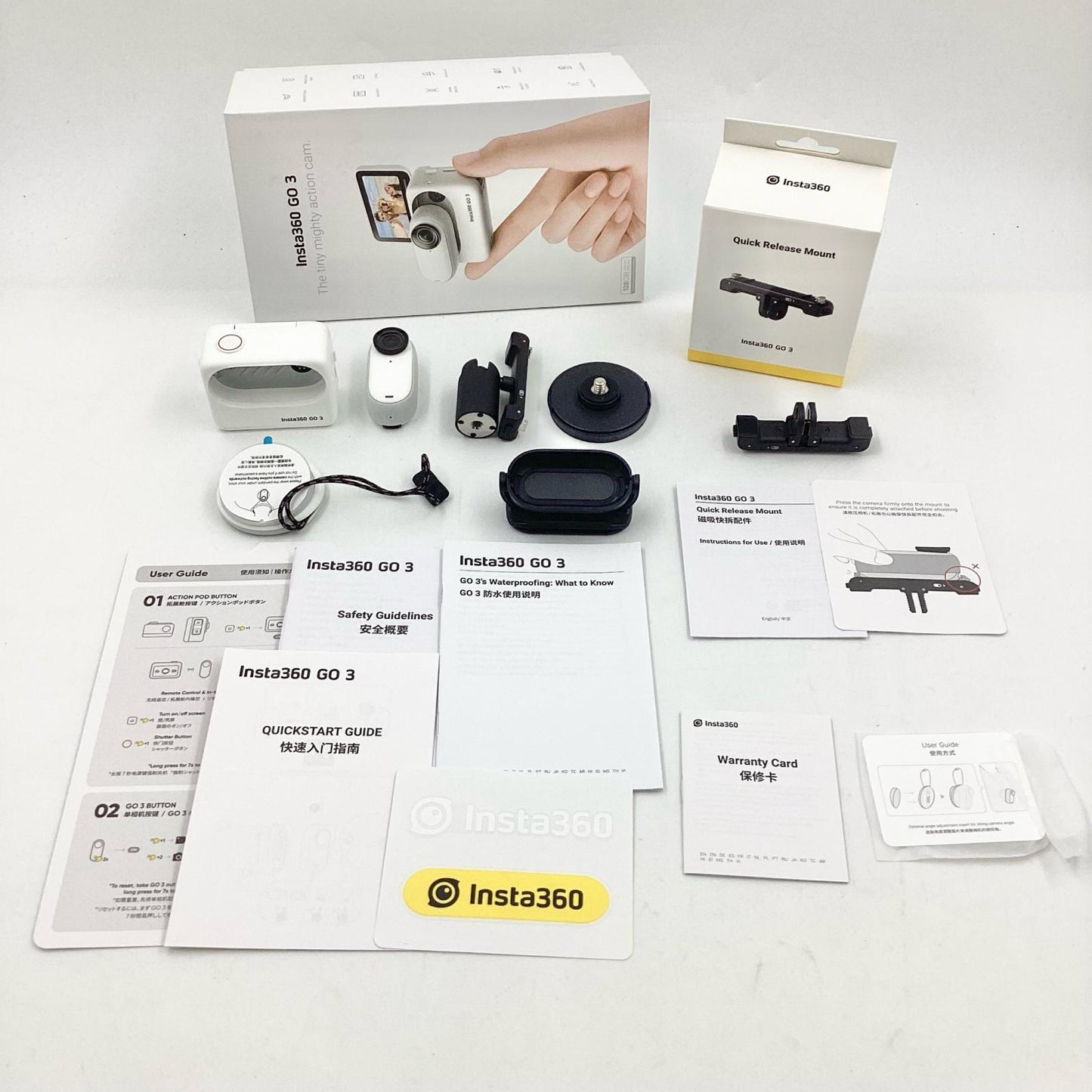 【全額返金保証】【最速発送】Insta360 GO 3 128GB 動作確認済