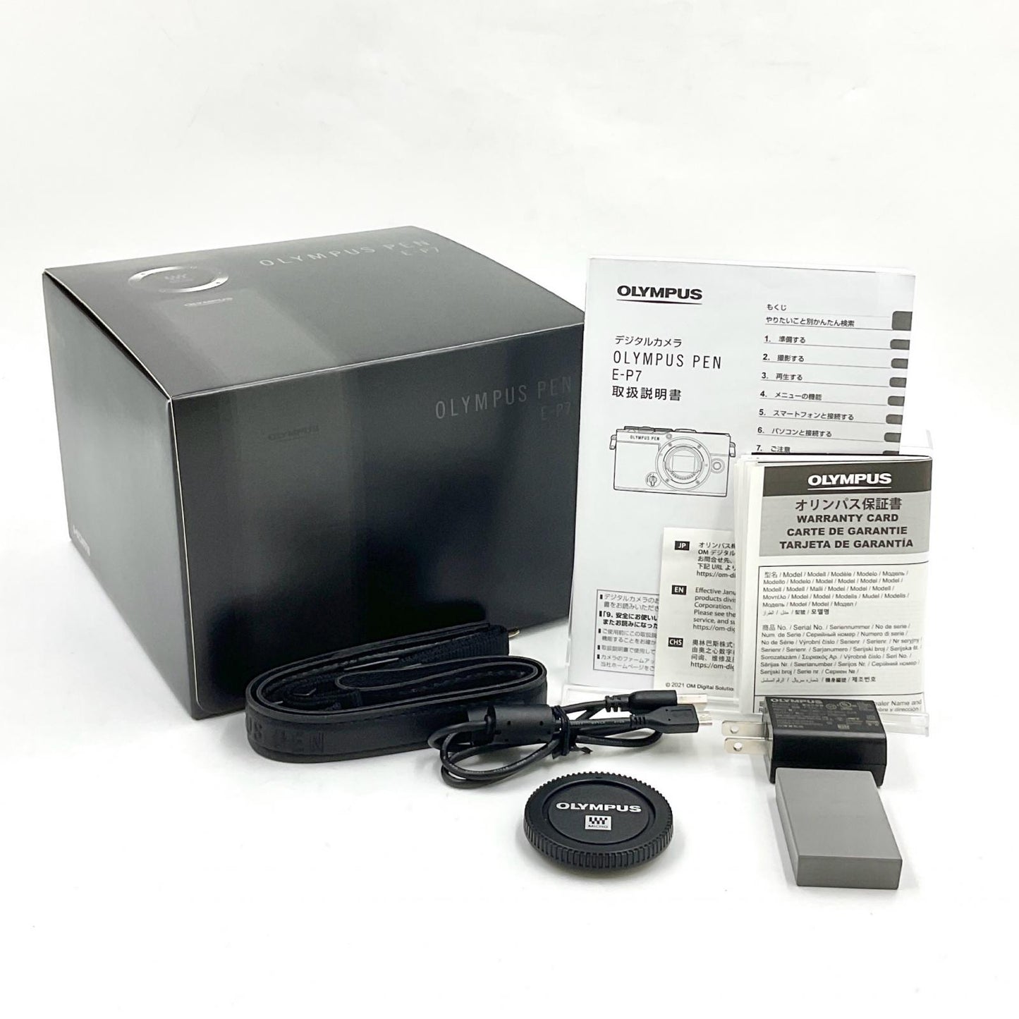 【全額返金保証】【最速発送】OLYMPUS デジタル一眼 PEN E-P7 ボディ シルバー 超美品 動作確認済