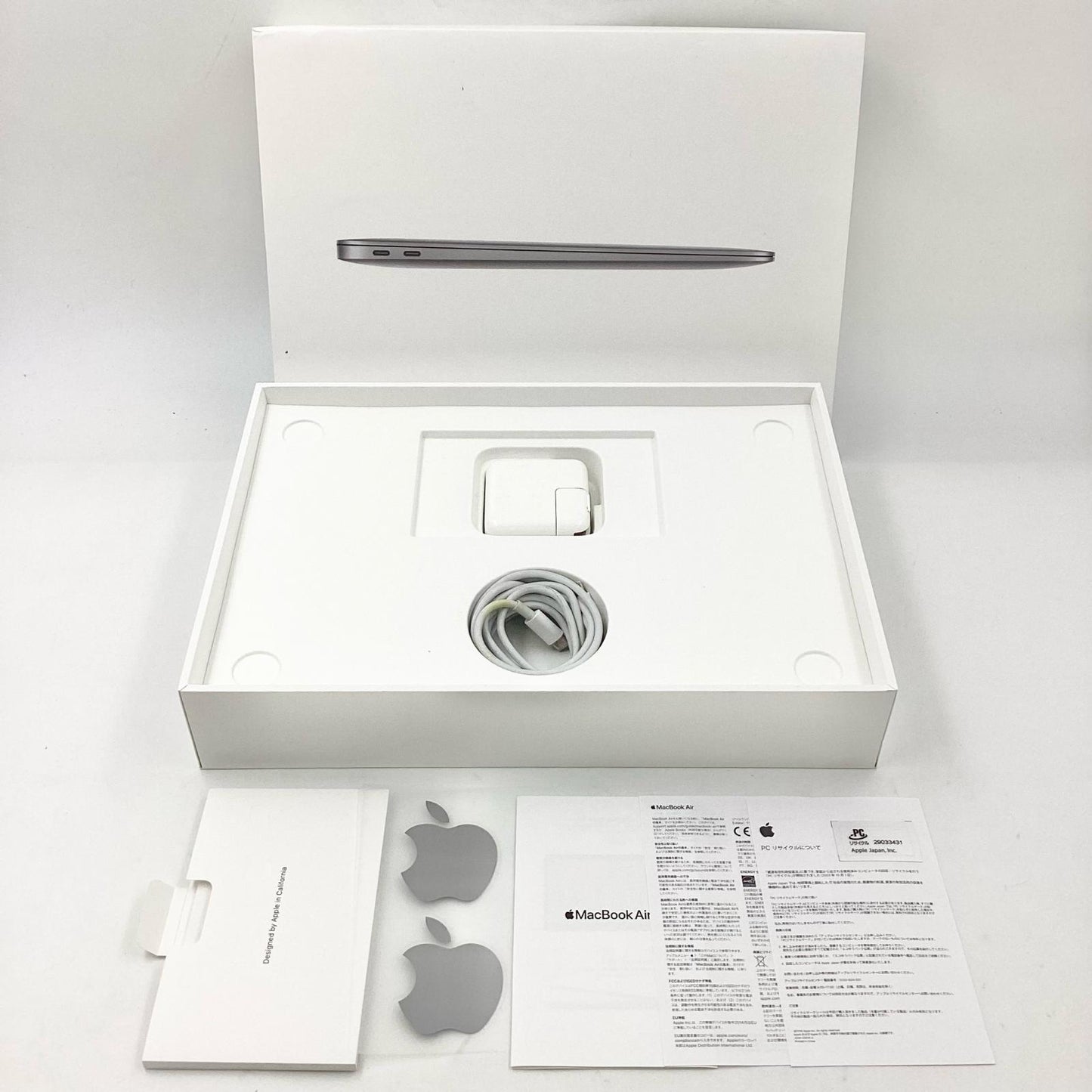 【全額返金保証】【最速発送】Apple MacBook Air 13インチ 2020 Apple M1 8GB SSD 256GB スペースグレイ 86% 動作確認済