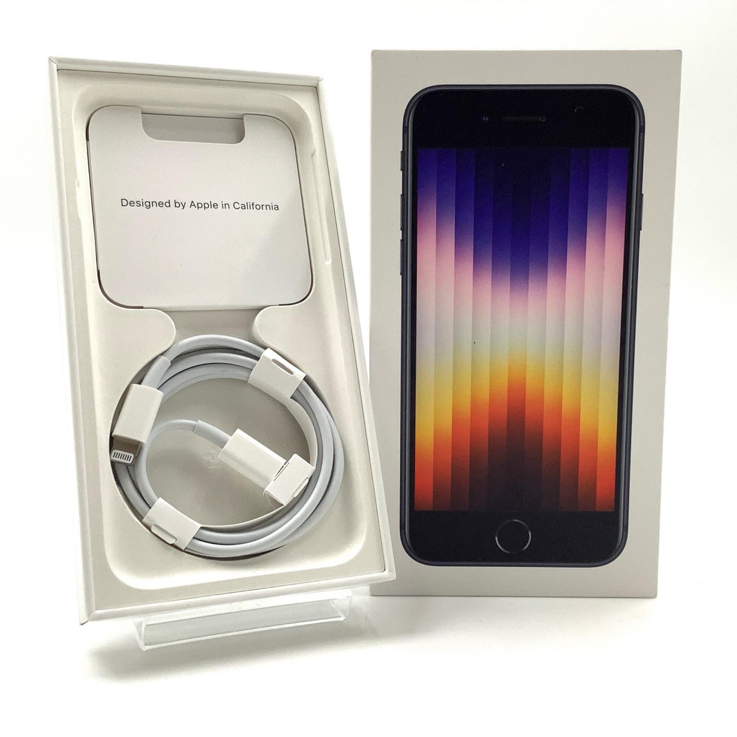【全額返金保証】【最速発送】Apple iPhone iPhone SE(第3世代) 64GB ミッドナイト SIMフリー 美品 動作確認済 94%