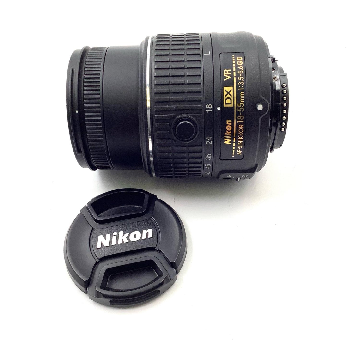 【全額返金保証】【最速発送】Nikon AF-S DX NIKKOR 18-55mm f/3.5-5.6G VR II 美品 動作確認済