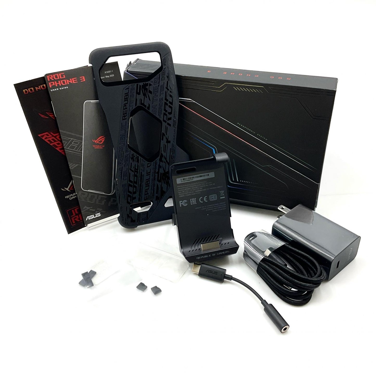 【全額返金保証】【最速発送】ASUS ROG Phone 3 512GB ブラックグレア SIMフリー ASUS_I003D 動作確認済