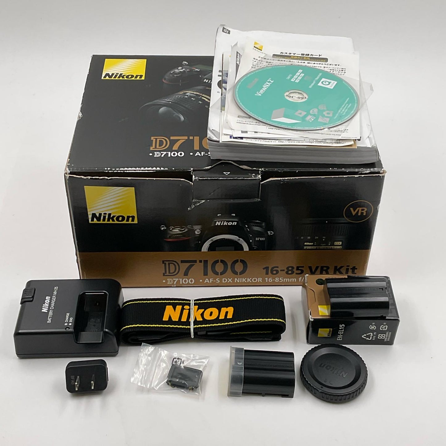 【全額返金保証】【最速発送】Nikon デジタル一眼 D7100 ボディ ブラック 動作確認済