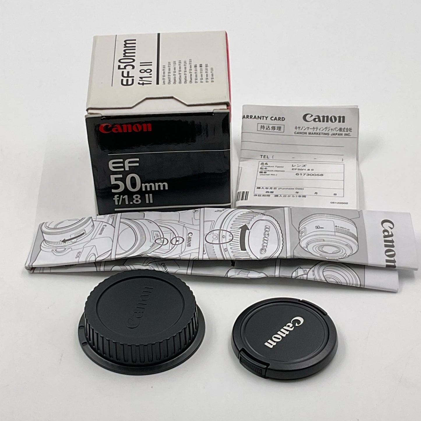 【全額返金保証】【最速発送】Canon EF50mm F1.8 II 超美品 動作確認済