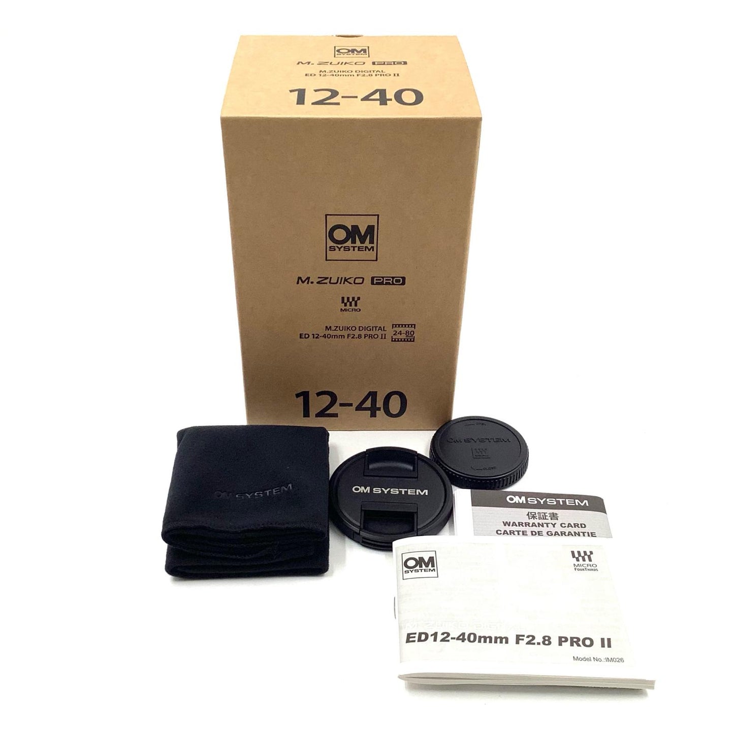 【全額返金保証】【最速発送】OM SYSTEM M.ZUIKO DIGITAL ED 12-40mm F2.8 PRO II 動作確認済