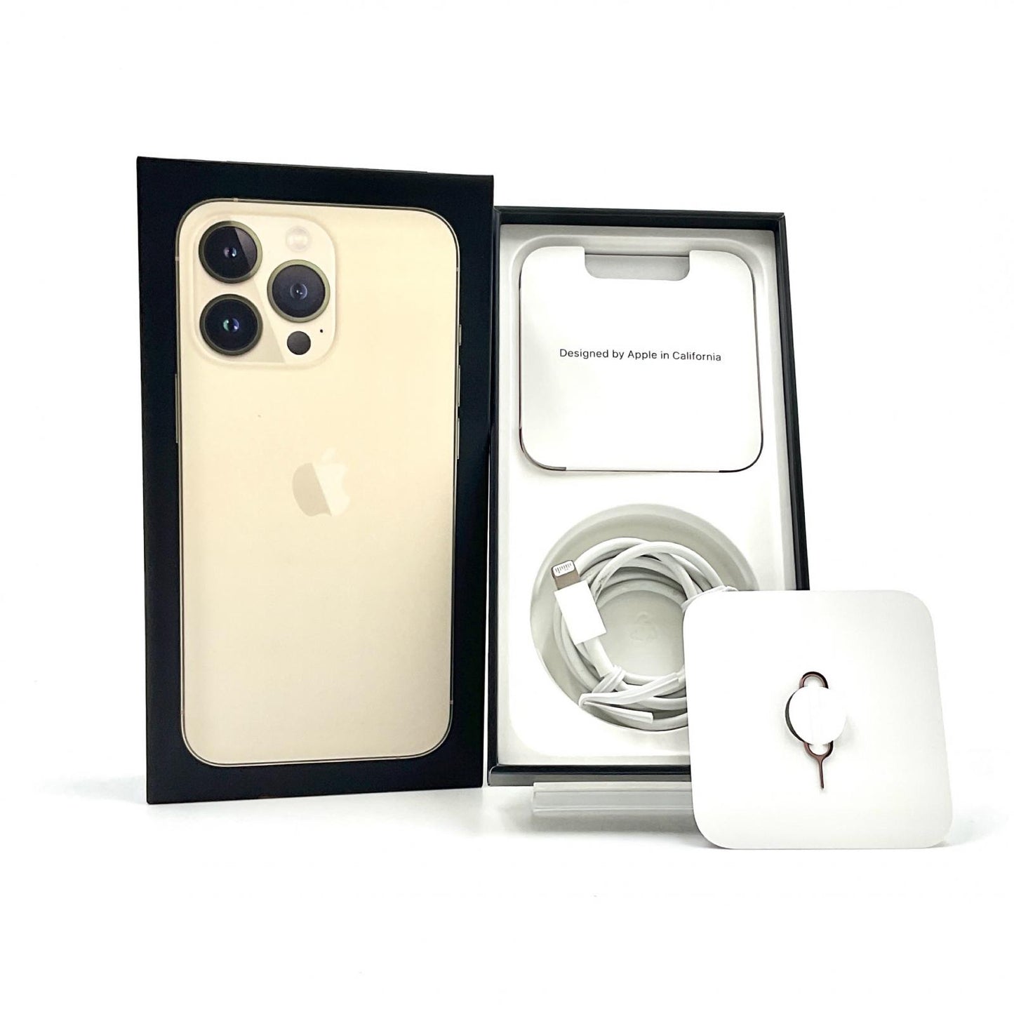 【全額返金保証】【最速発送】Apple iPhone iPhone 13 Pro 256GB ゴールド au SIMフリー 白ロム 美品 動作確認済 93%