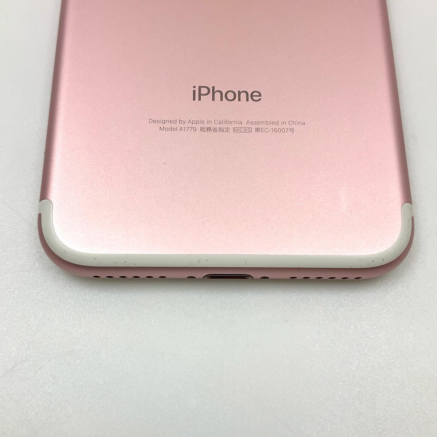 【全額返金保証】【最速発送】Apple iPhone iPhone 7 128GB ローズゴールド docomo 白ロム 動作確認済 84%