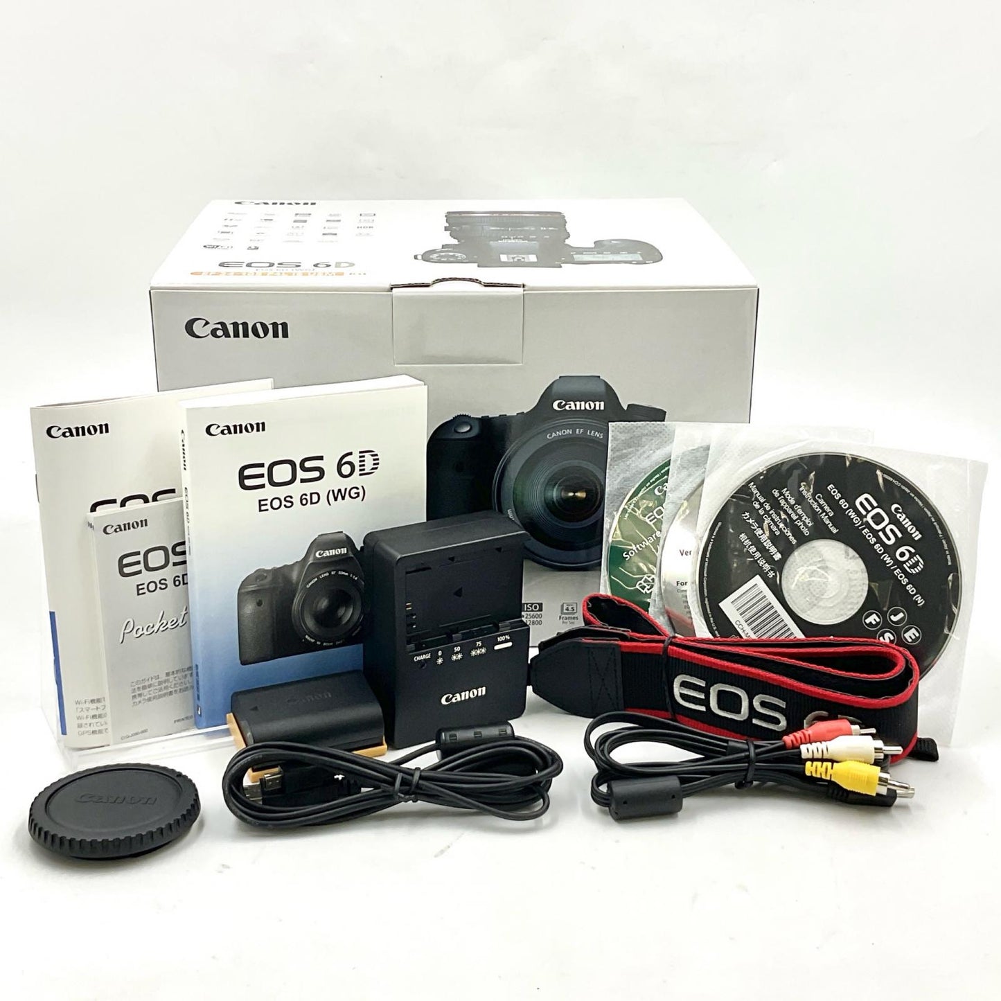 【全額返金保証】【最速発送】Canon デジタル一眼 EOS 6D ボディ ブラック 美品 動作確認済