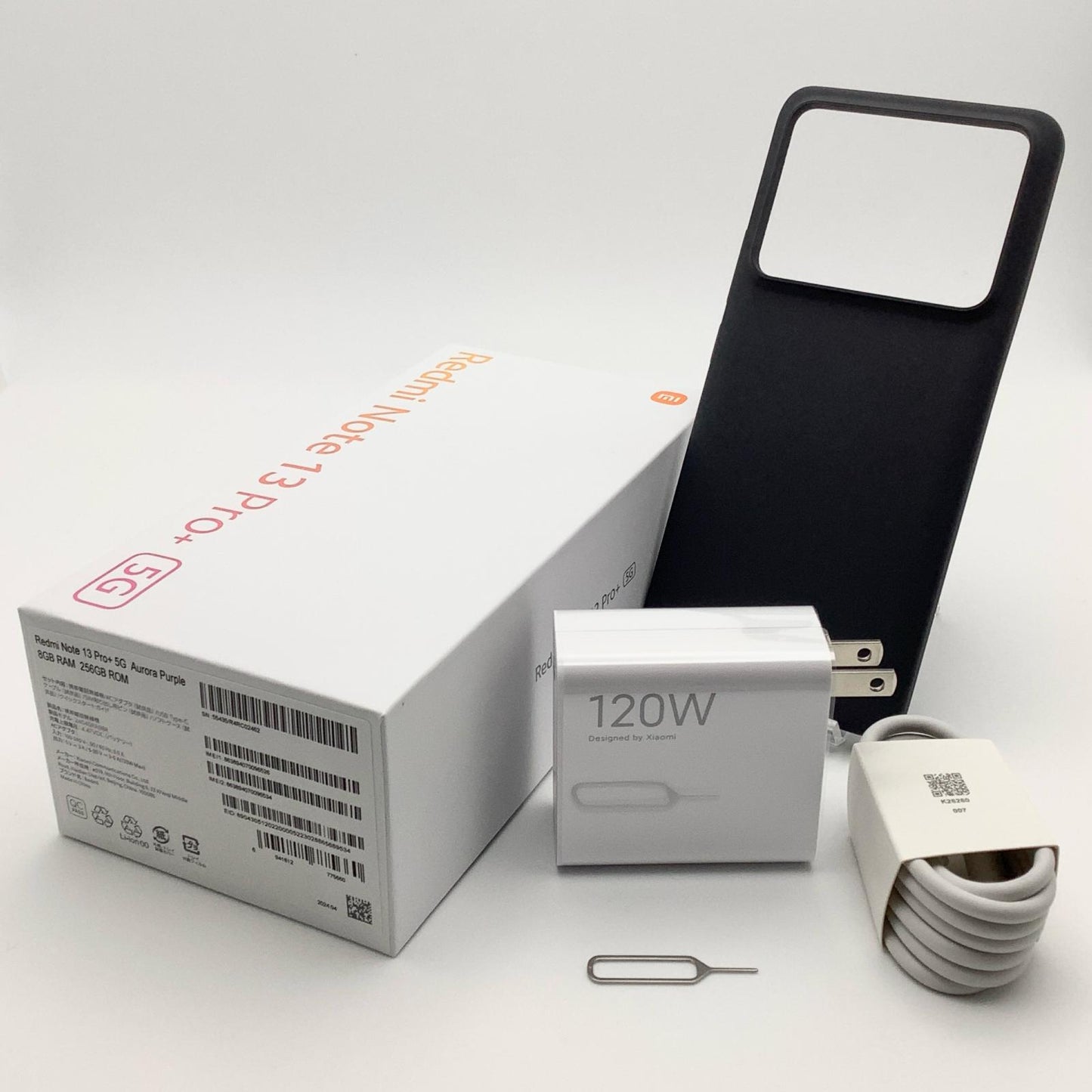【全額返金保証】【最速発送】Xiaomi Redmi Note 13 Pro+ 5G 256GB オーロラパープル SIMフリー 24040RA98R 超美品 動作確認済
