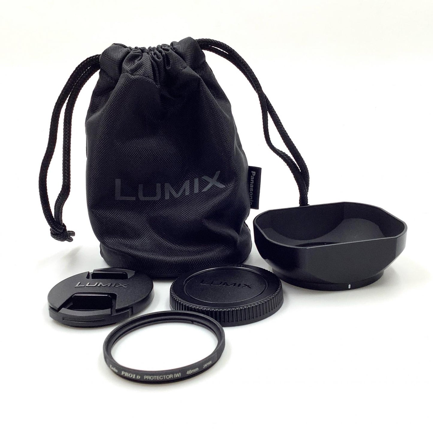 【全額返金保証】【最速発送】Panasonic LEICA DG MACRO-ELMARIT 45mm/F2.8 ASPH./MEGA O.I.S. H-ES045 美品 動作確認済