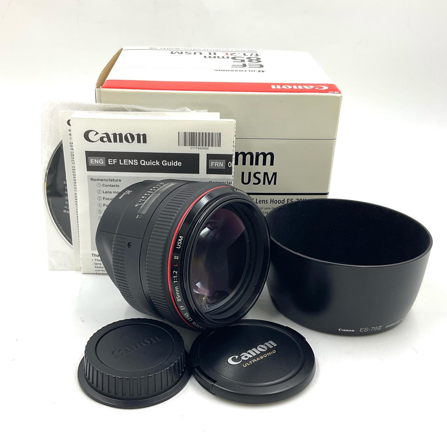 【全額返金保証】【最速発送】Canon EF85mm F1.2L II USM 美品 動作確認済