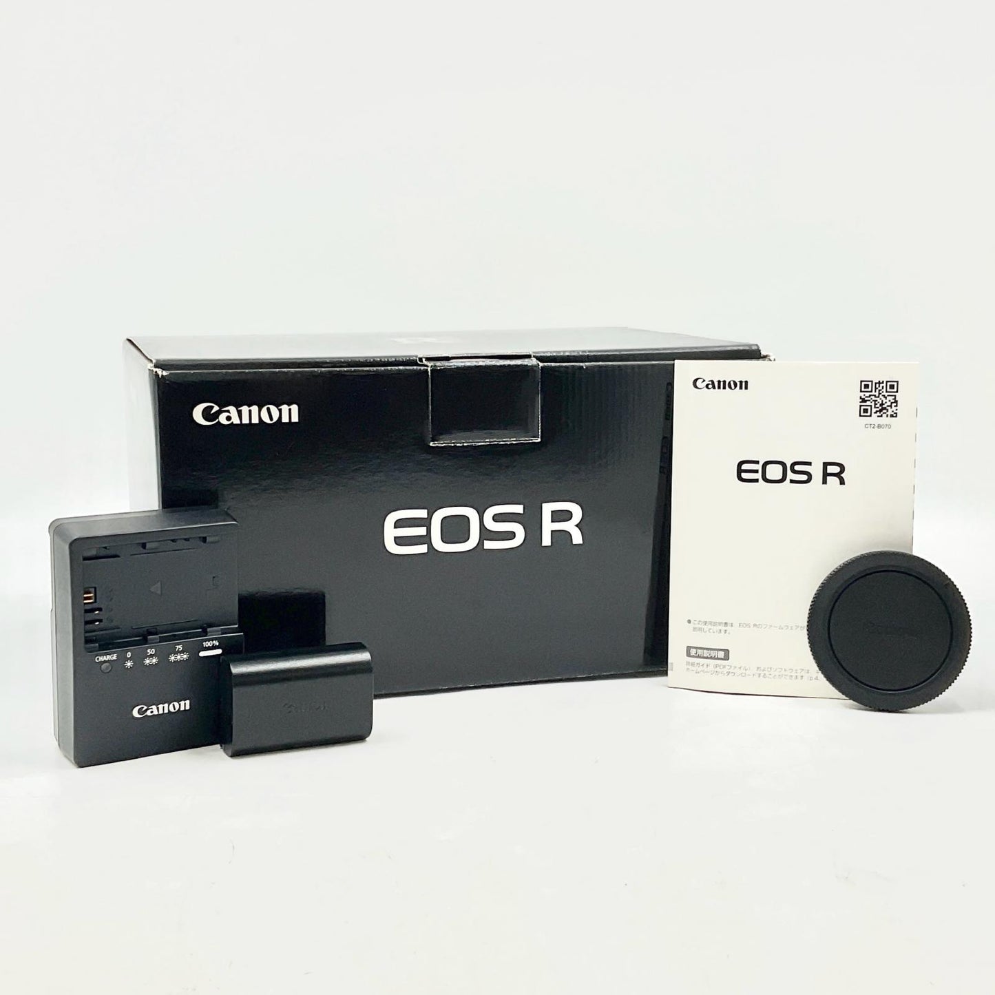 【全額返金保証】【最速発送】Canon デジタル一眼 EOS R ボディ ブラック 動作確認済