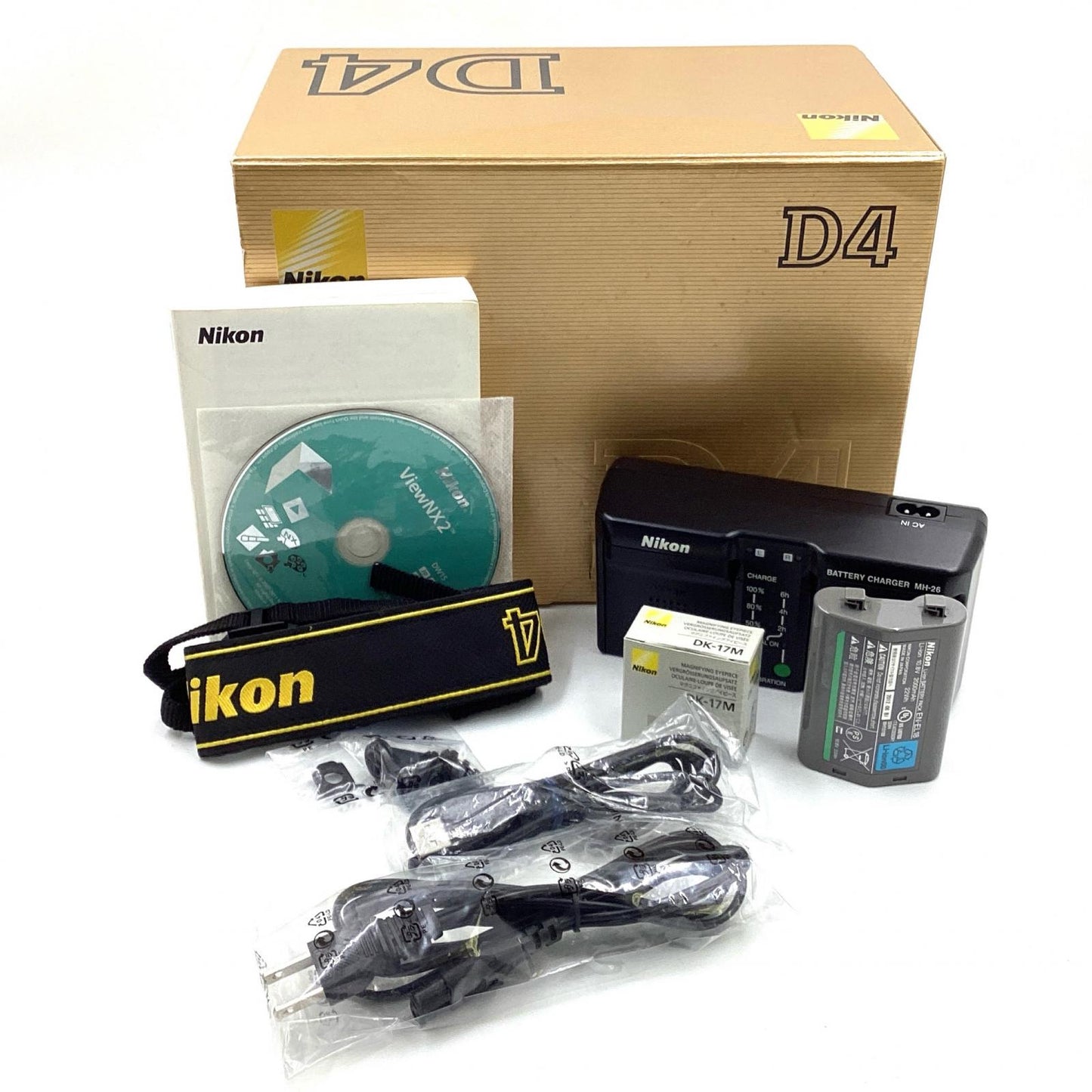 【全額返金保証】【最速発送】Nikon デジタル一眼 D4 ボディ ブラック 美品 動作確認済
