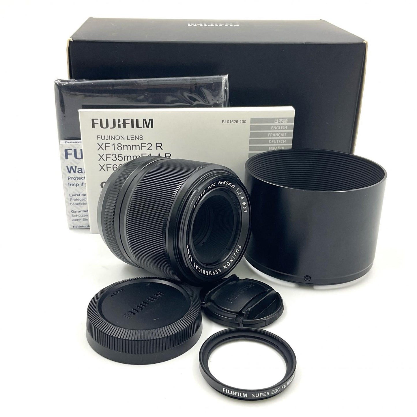 【全額返金保証】【最速発送】FUJIFILM フジノンレンズ XF60mmF2.4 R Macro 動作確認済