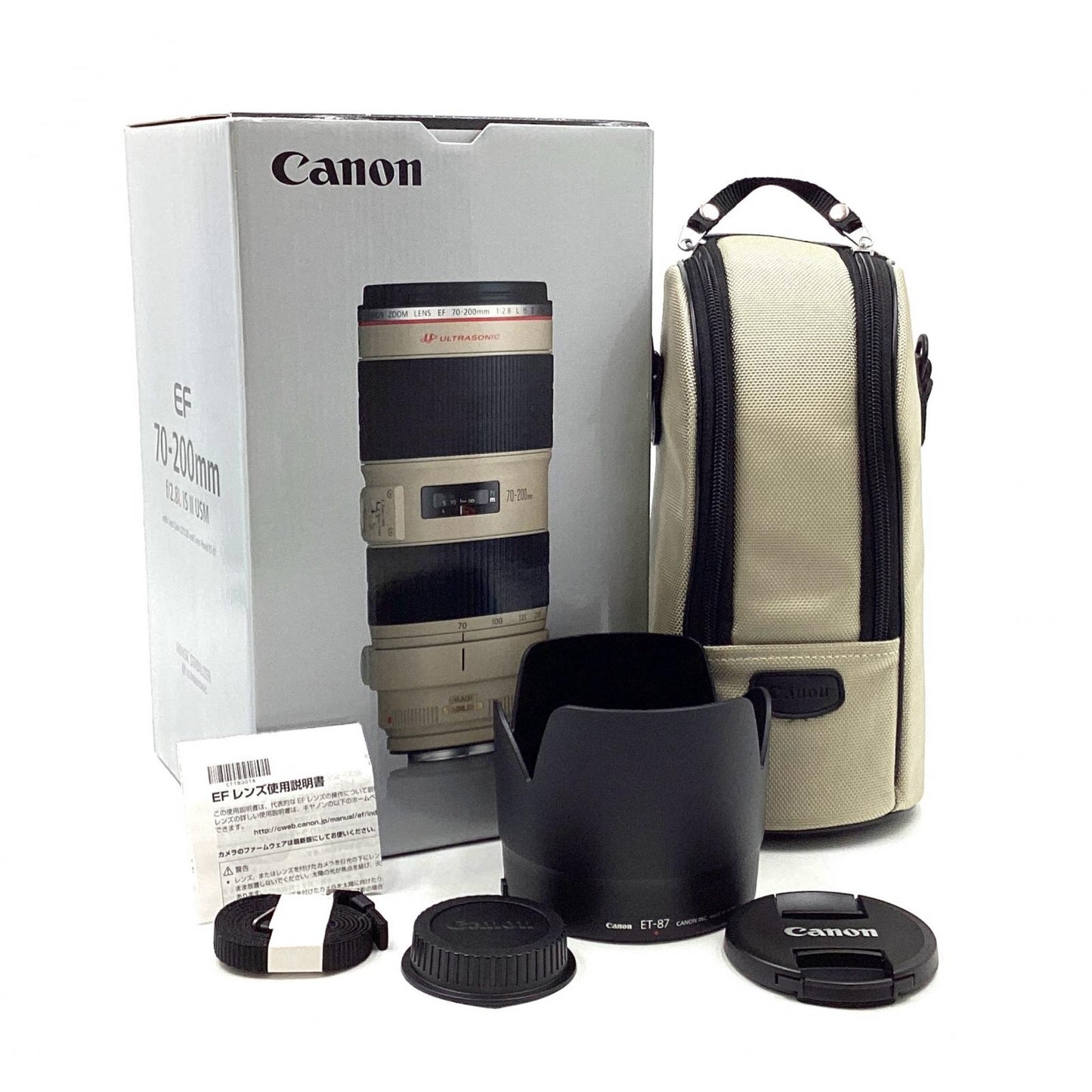 【全額返金保証】【最速発送】Canon EF70-200mm F2.8L IS II USM 美品 動作確認済