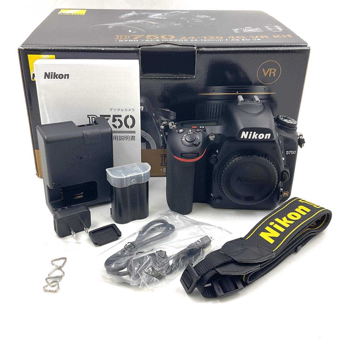 【全額返金保証】【最速発送】Nikon デジタル一眼 D750 ボディ ブラック 美品 動作確認済