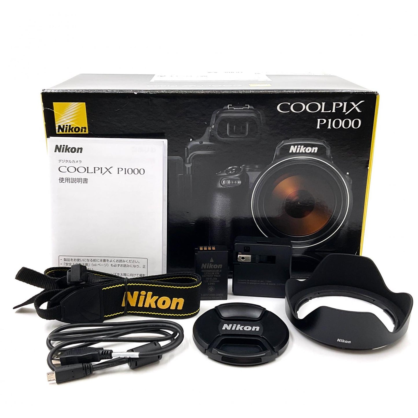 【全額返金保証】【最速発送】Nikon コンパクトデジタルカメラ COOLPIX P1000 超美品 動作確認済