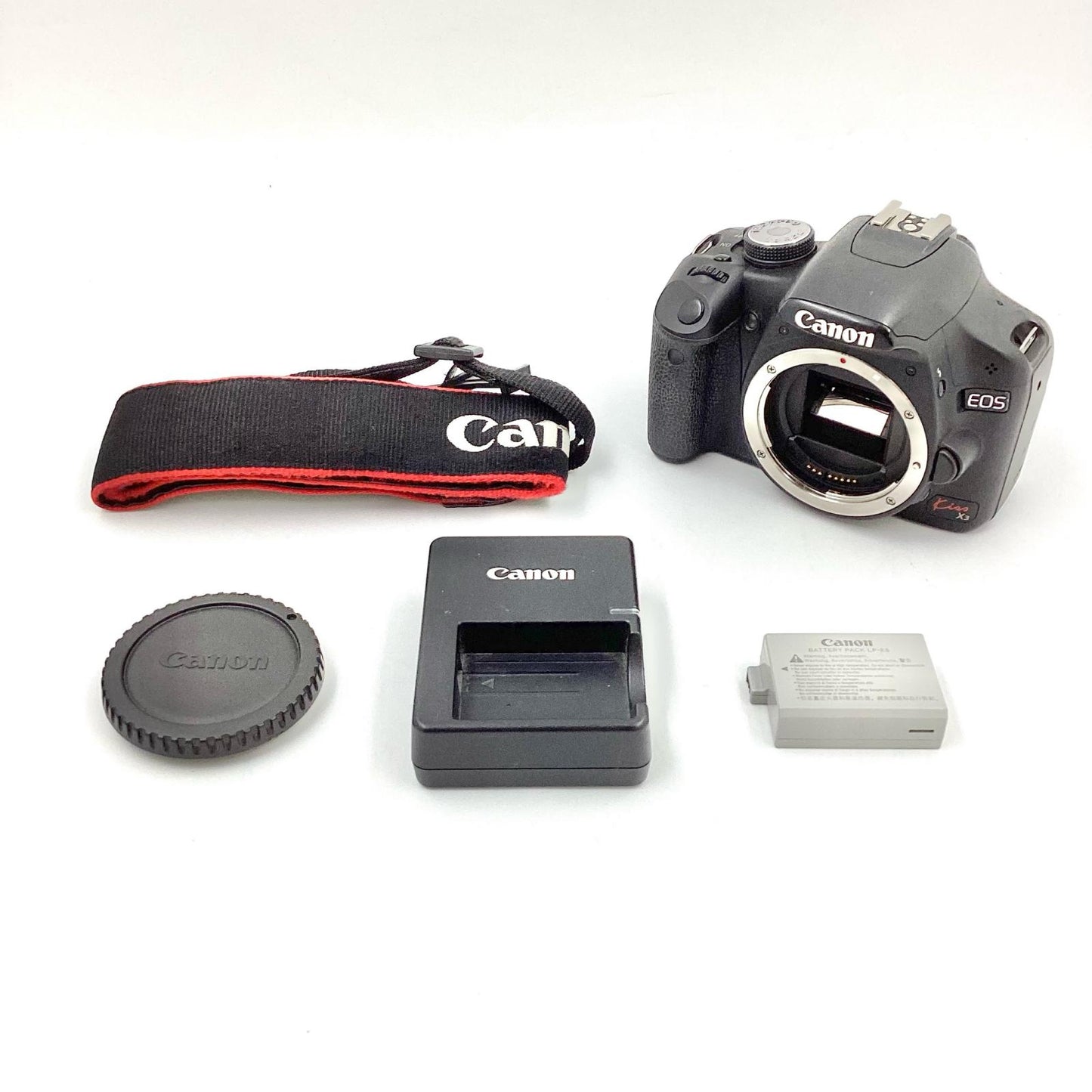 【最速発送】Canon デジタル一眼 EOS Kiss X3 ボディ ブラック【難有】