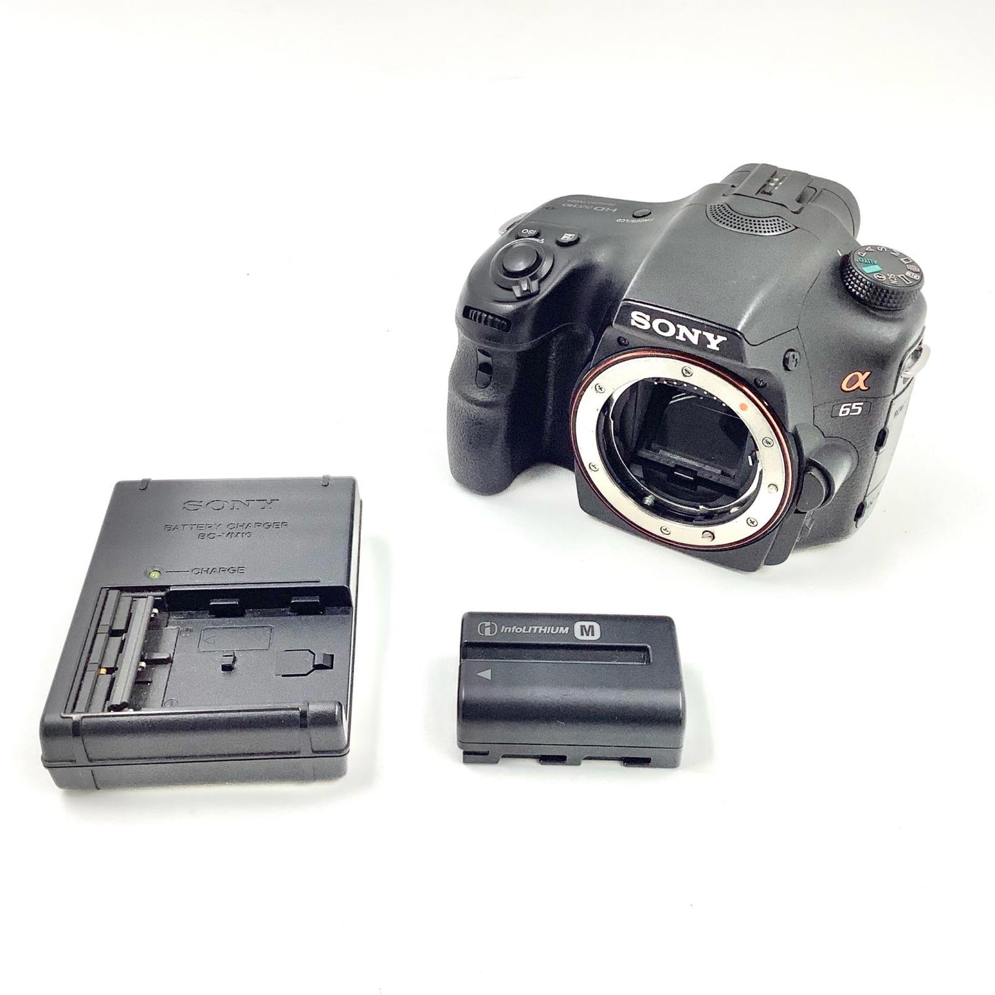 【全額返金保証】【最速発送】Sony デジタル一眼 α65 SLT-A65V ボディ 動作確認済