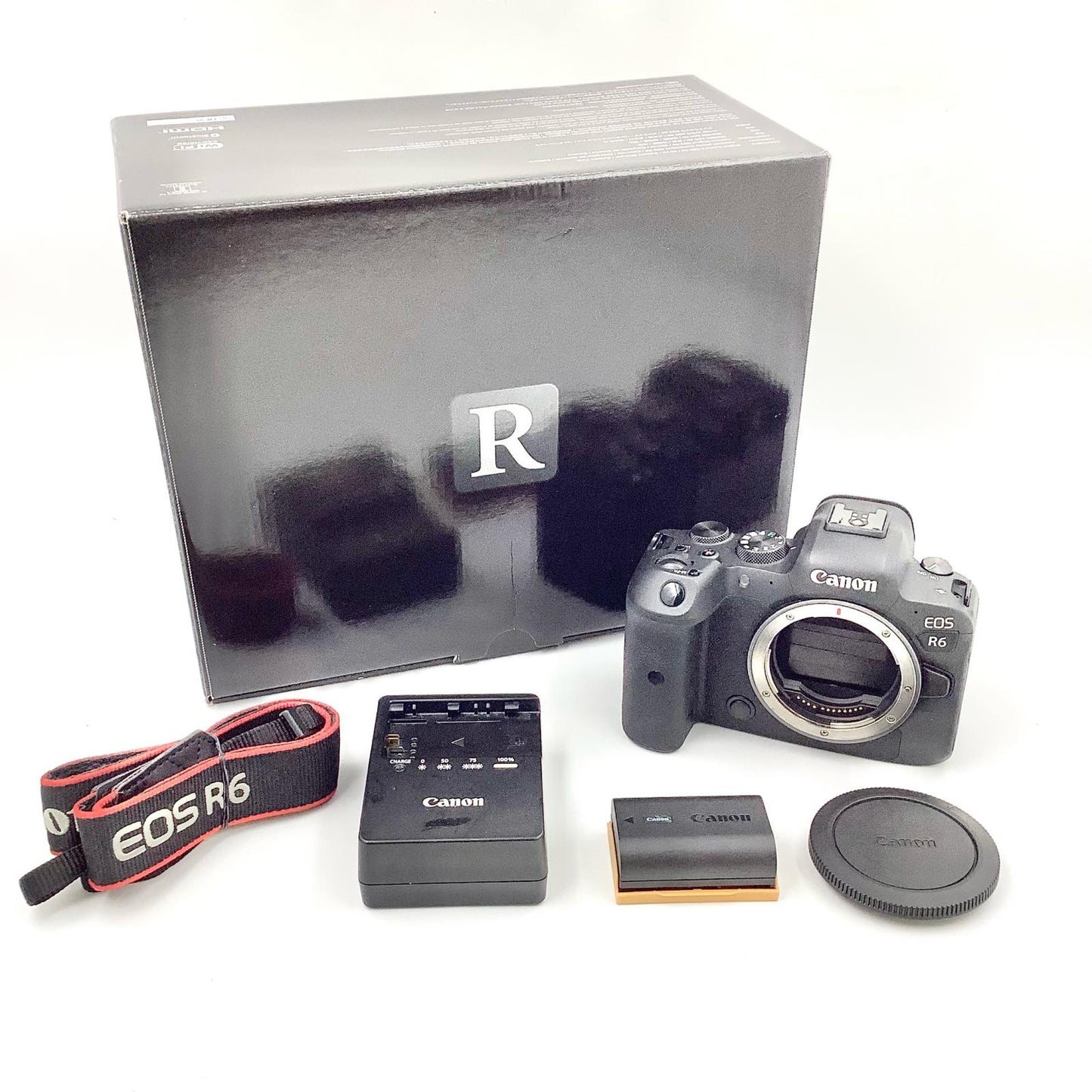 【全額返金保証】【最速発送】Canon デジタル一眼 EOS R6 ボディ ブラック 美品 動作確認済