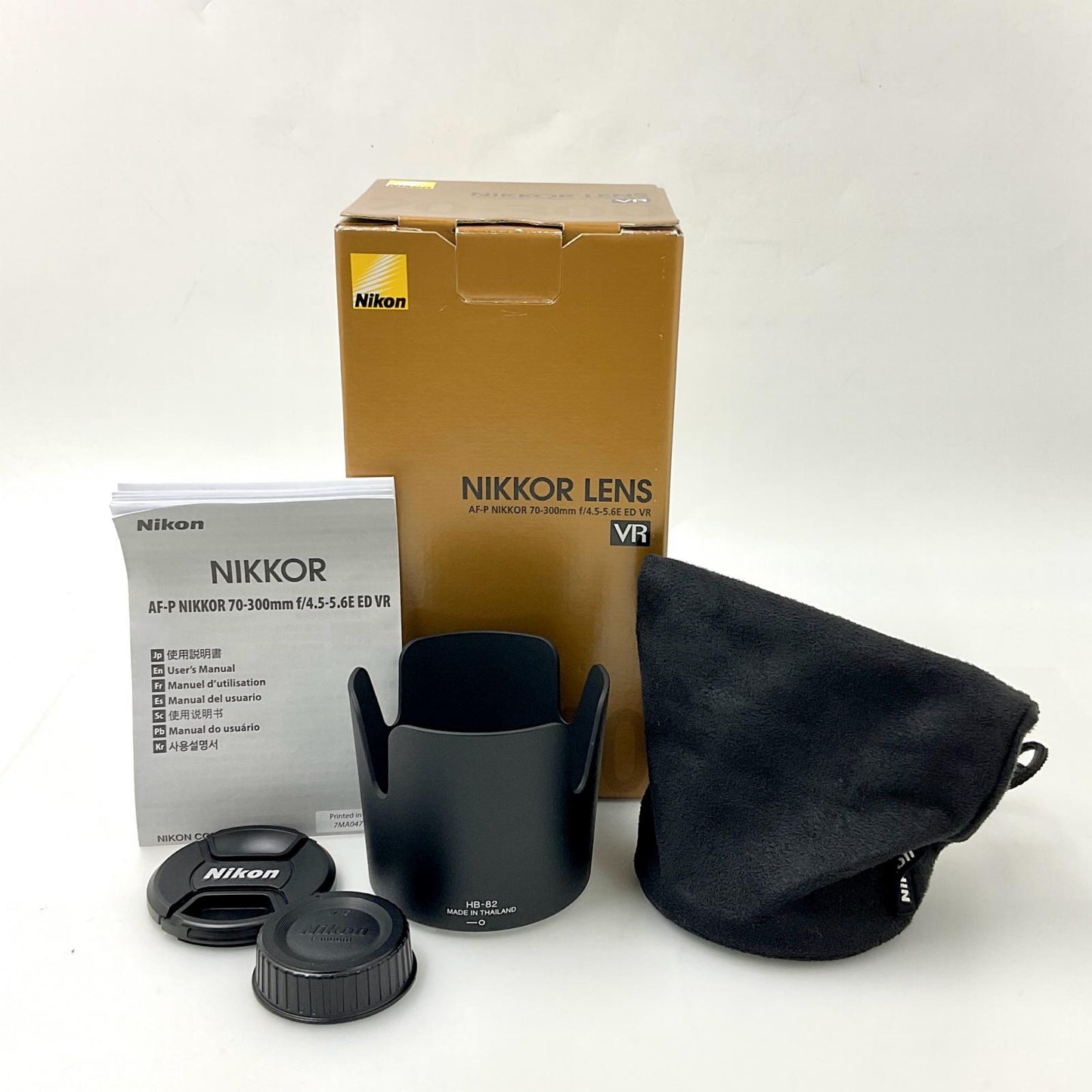 【全額返金保証】【最速発送】Nikon AF-P NIKKOR 70-300mm f/4.5-5.6E ED VR 動作確認済