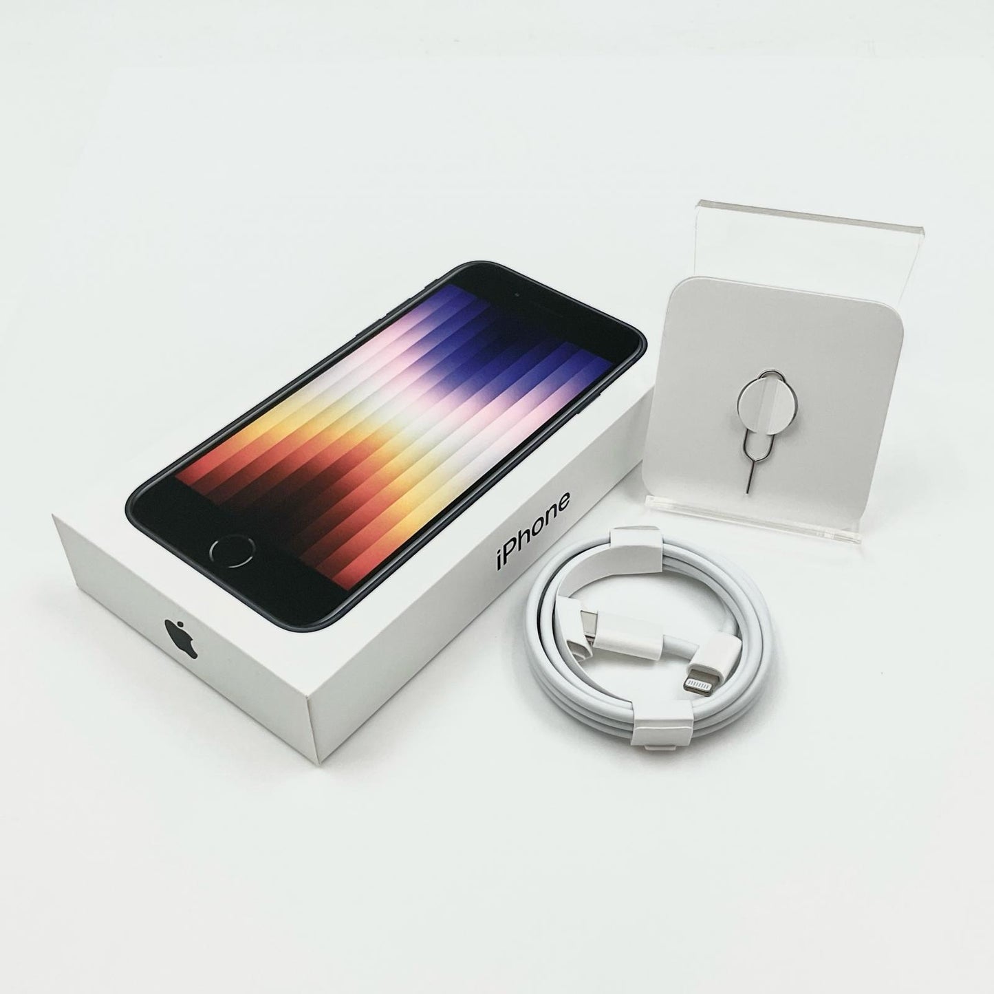 【全額返金保証】【最速発送】Apple iPhone iPhone SE(第3世代) 64GB ミッドナイト Softbank 白ロム 動作確認済 82%
