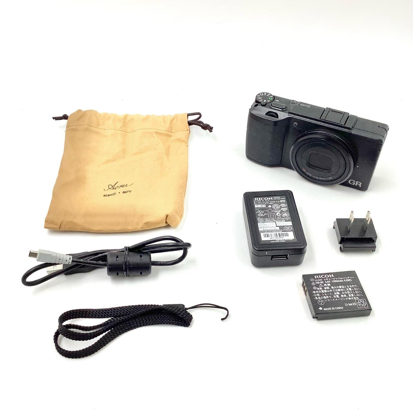【全額返金保証】【最速発送】RICOH コンパクトデジタルカメラ GR II 動作確認済