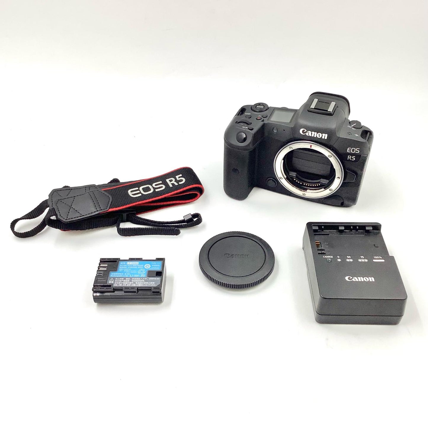 【全額返金保証】【最速発送】Canon デジタル一眼 EOS R5 ボディ ブラック 動作確認済