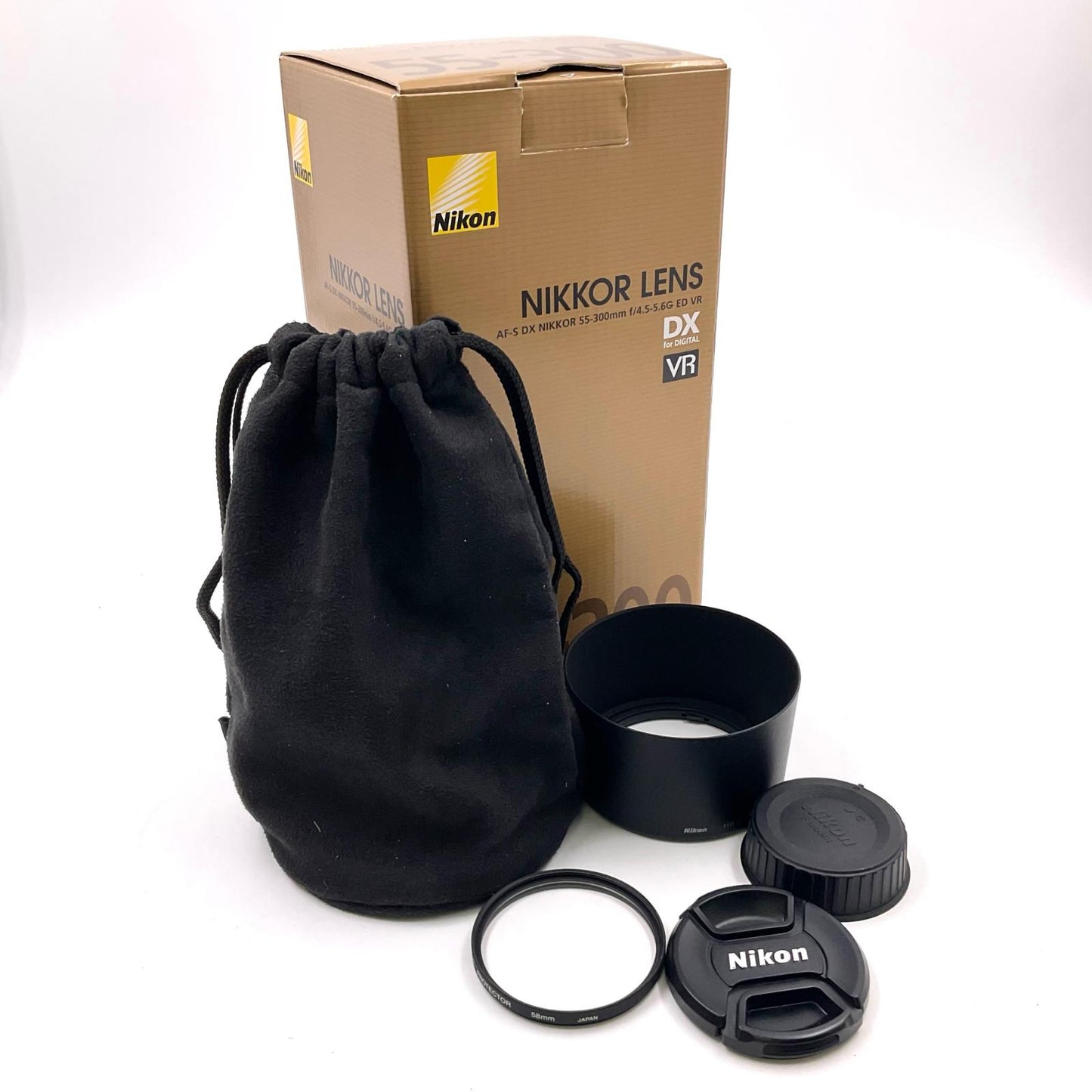 【全額返金保証】【最速発送】Nikon AF-S DX NIKKOR 55-300mm f/4.5-5.6G ED VR 美品 動作確認済